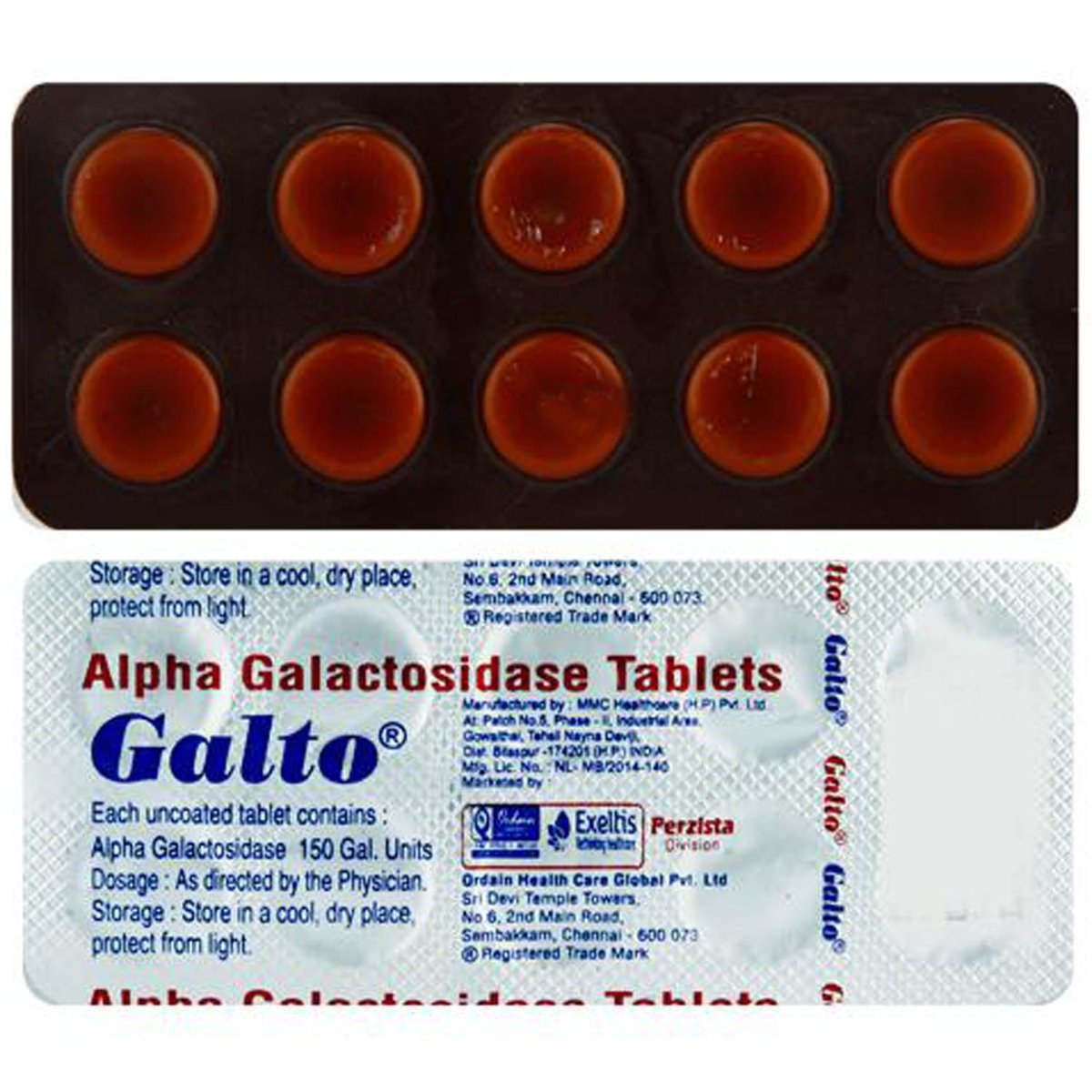 Galto Tablet 10's, Pack of 10 TABLETS Galto Tablet 10's, Pack of 10 TABLETS