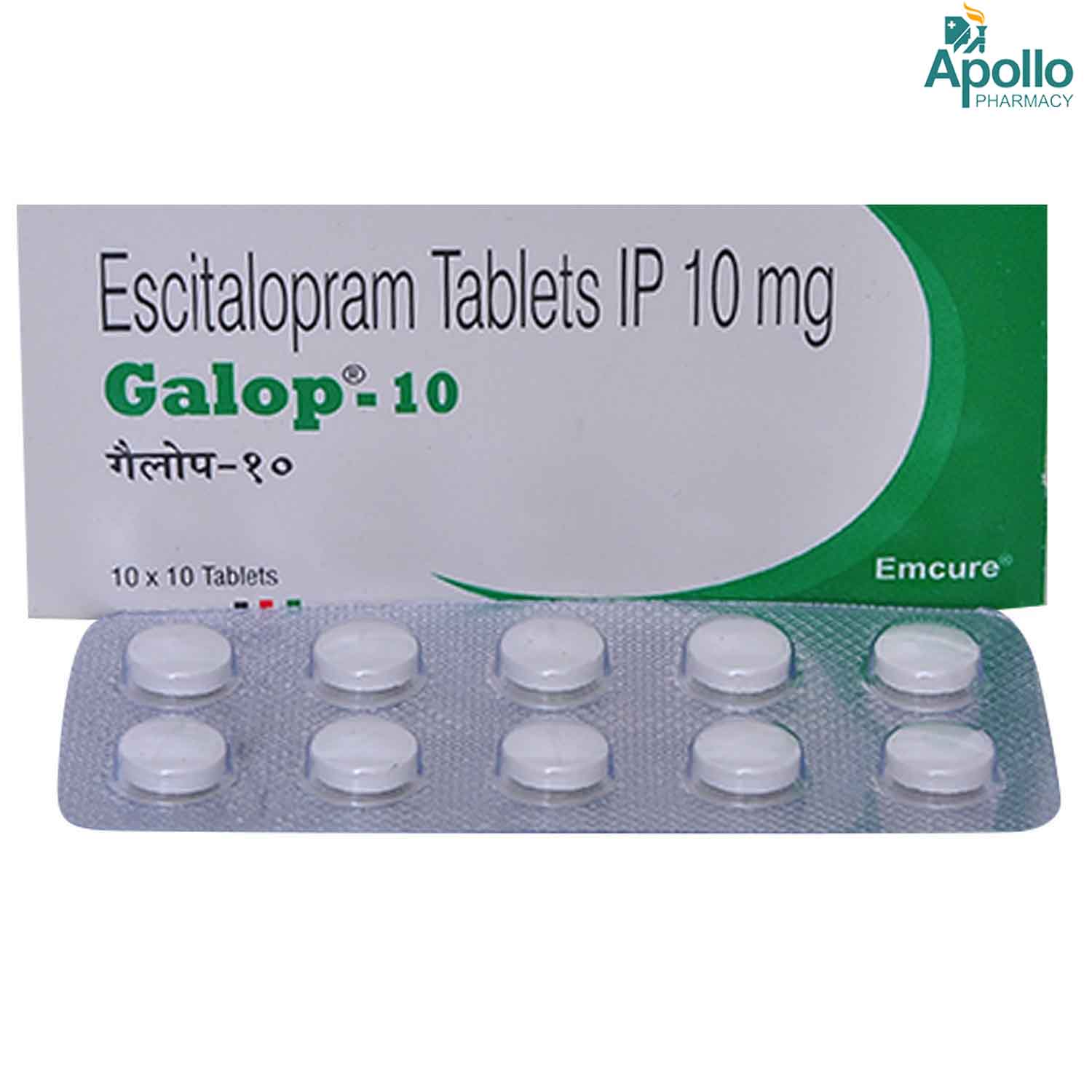 Galop-10 Tablet 10's, Pack of 10 TABLETS Galop-10 Tablet 10's, Pack of 10 TABLETS