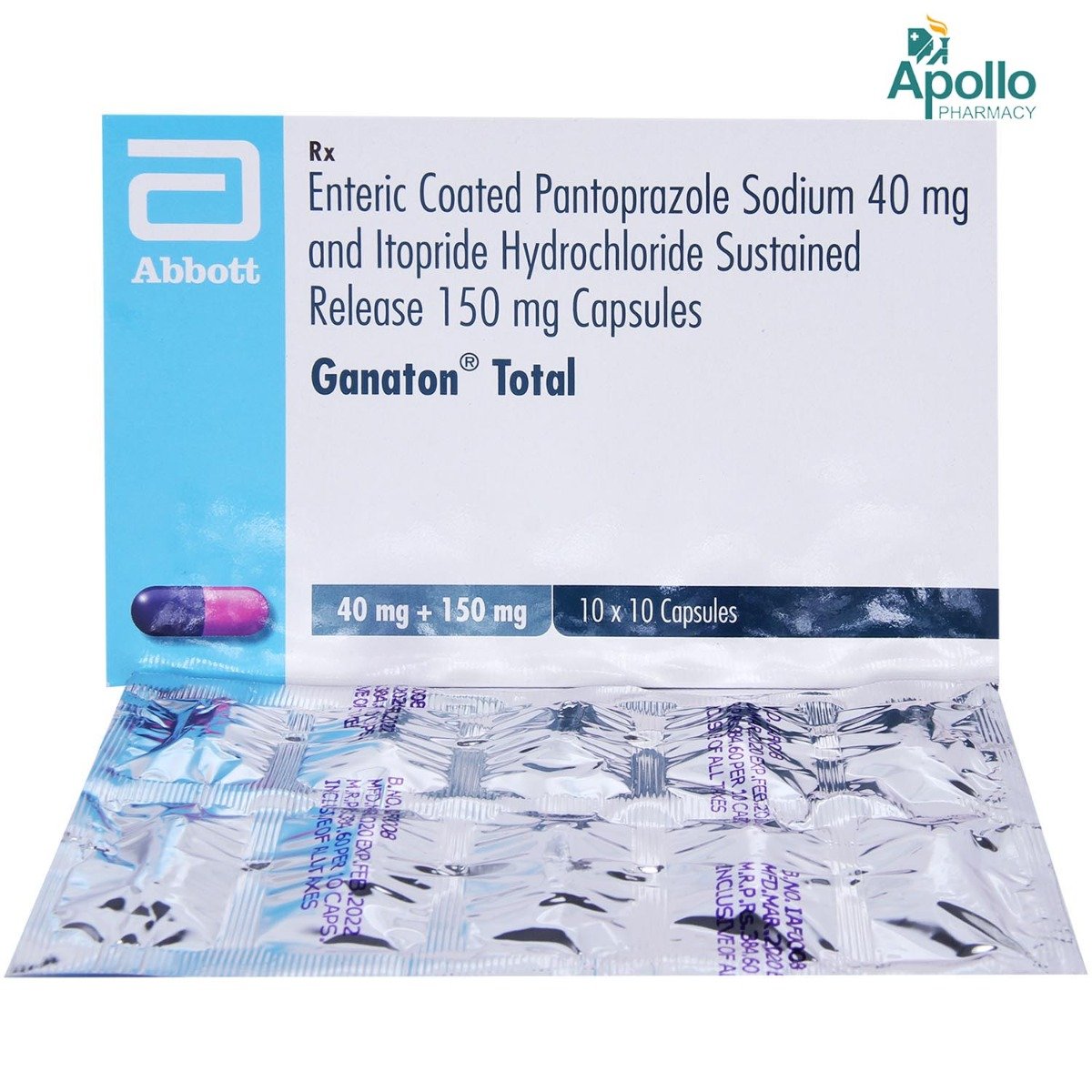 Ganaton Total Capsule 10's, Pack of 10 Ganaton Total Capsule 10's, Pack of 10