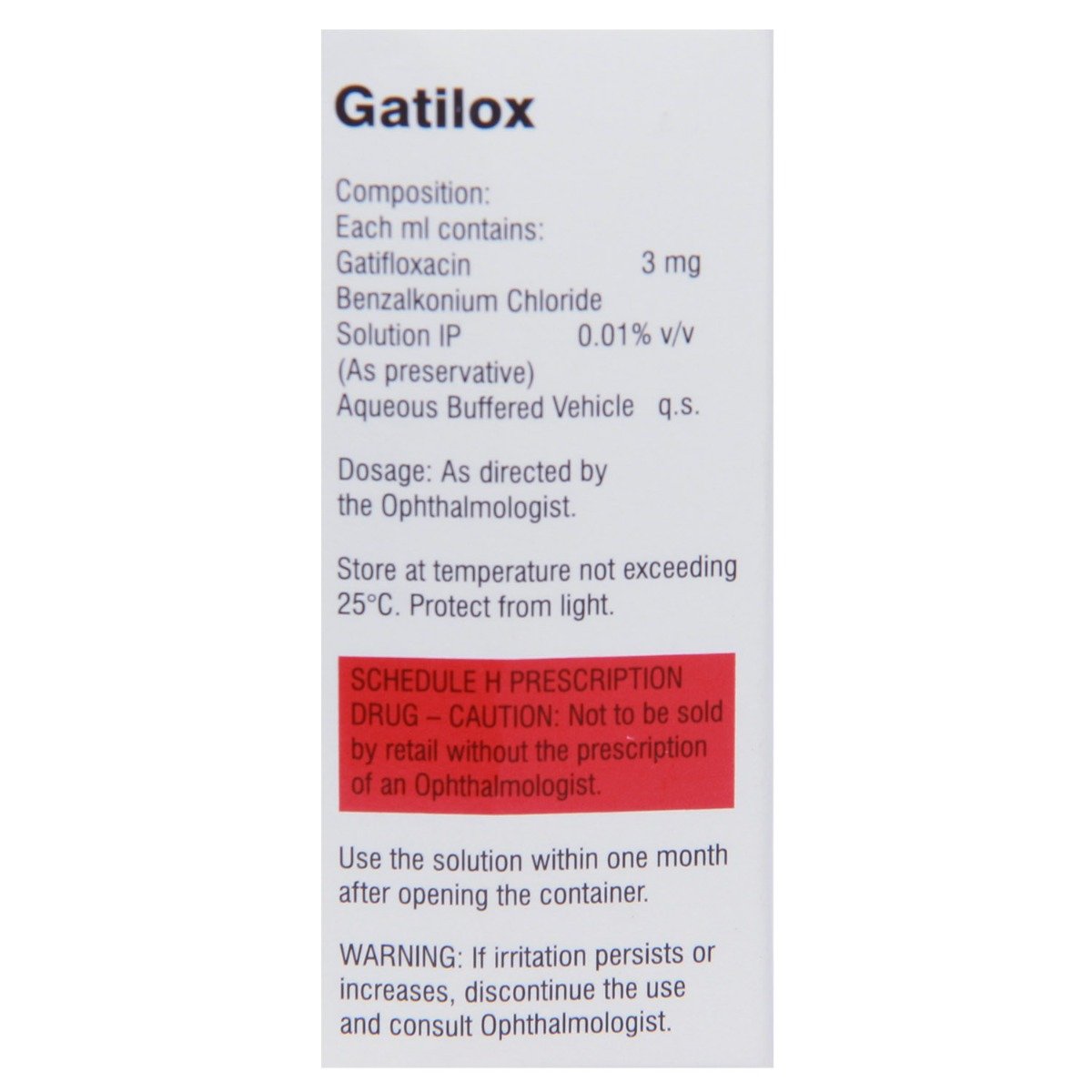 Gatilox Eye Drops 5 ml, Pack of 1 EYE DROPS Gatilox Eye Drops 5 ml, Pack of 1 EYE DROPS