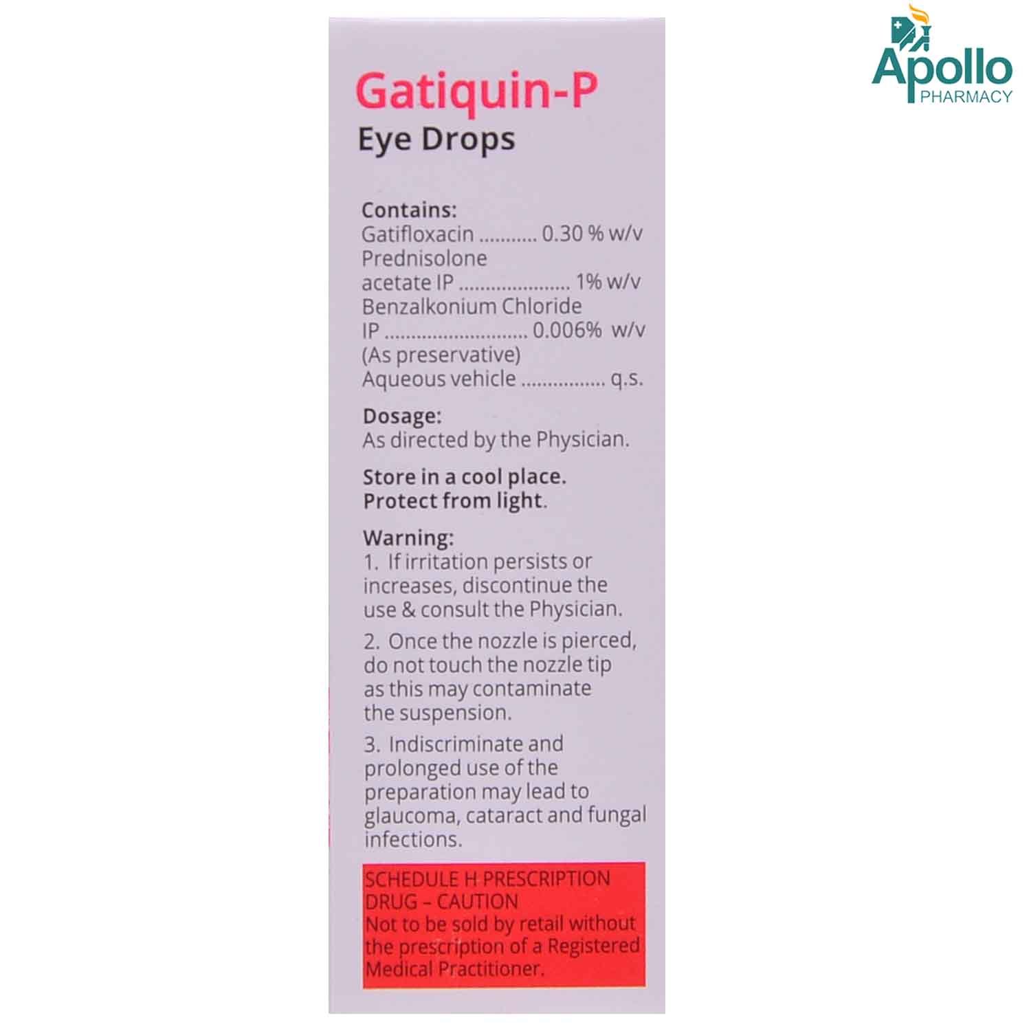 Gatiquin P Eye Drop 10 ml, Pack of 1 EYE DROPS Gatiquin P Eye Drop 10 ml, Pack of 1 EYE DROPS