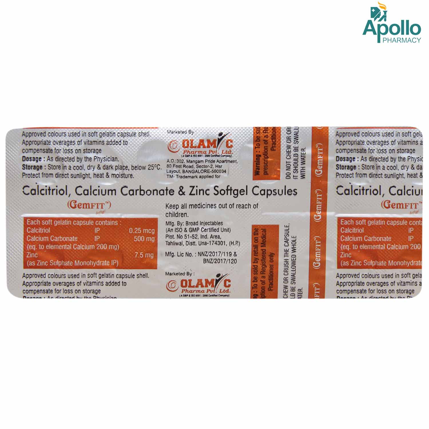 Gemfit Softgel Capsule 15's, Pack of 15 SoftgelsS Gemfit Softgel Capsule 15's, Pack of 15 SoftgelsS