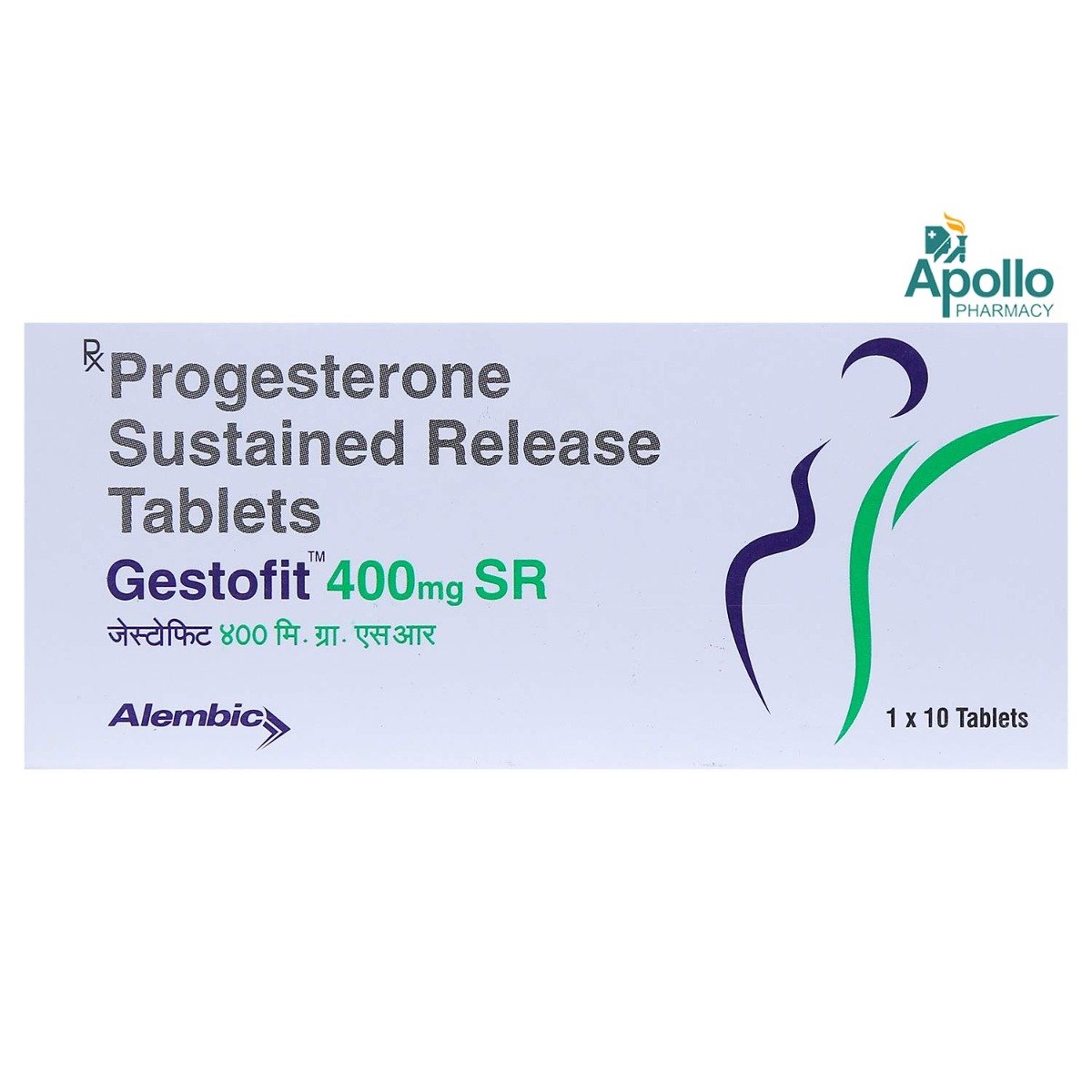 Gestofit 400 mg SR Tablet 10's, Pack of 10 TABLETS Gestofit 400 mg SR Tablet 10's, Pack of 10 TABLETS
