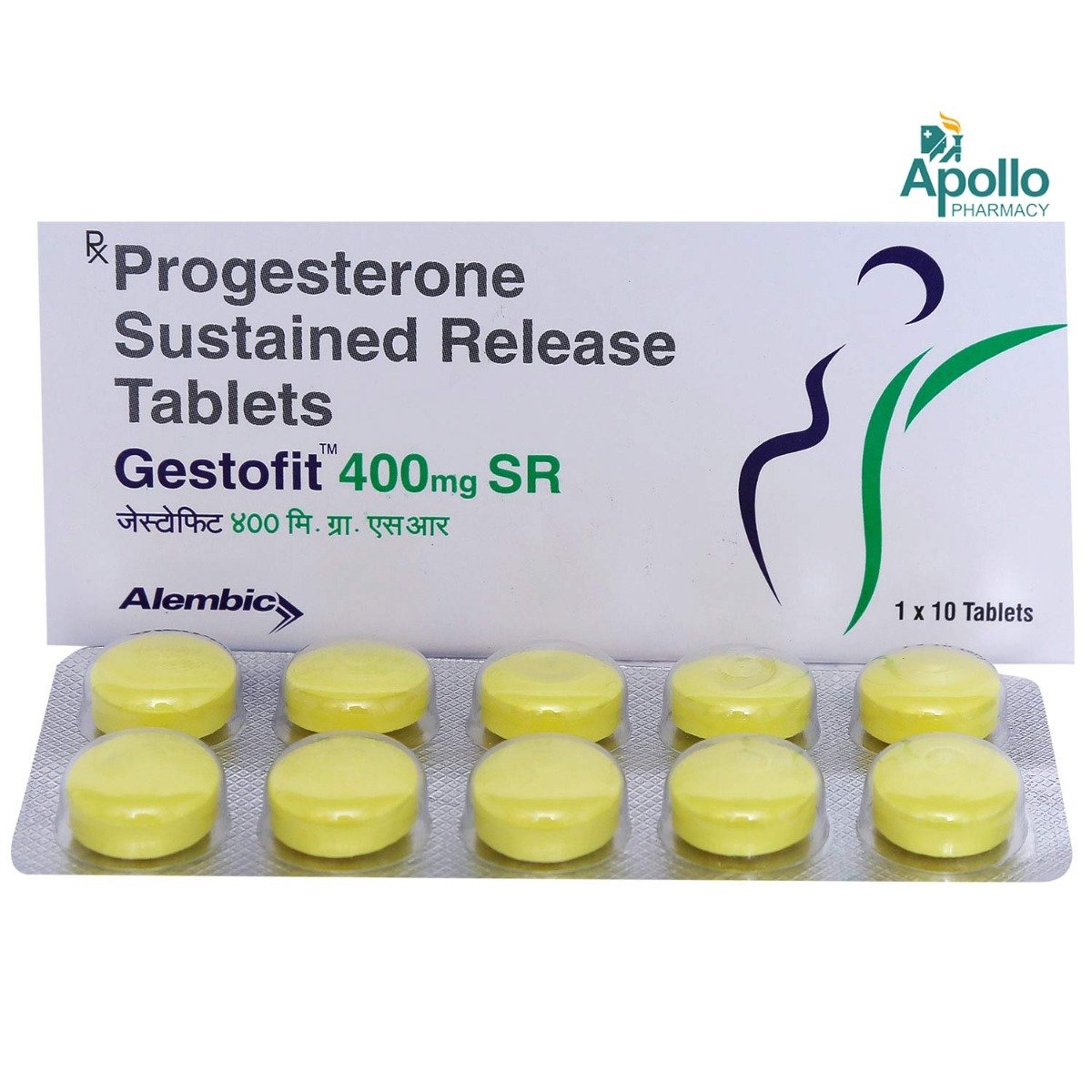 Gestofit 400 mg SR Tablet 10's, Pack of 10 TABLETS Gestofit 400 mg SR Tablet 10's, Pack of 10 TABLETS