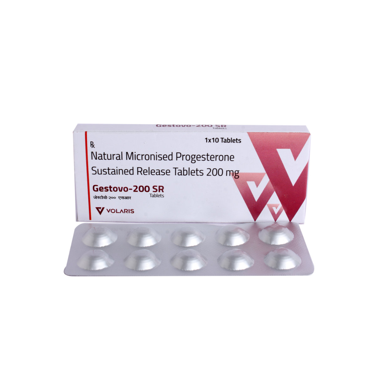 Gestovo 200 SR Tablet 10's, Pack of 10 TABLETS Gestovo 200 SR Tablet 10's, Pack of 10 TABLETS