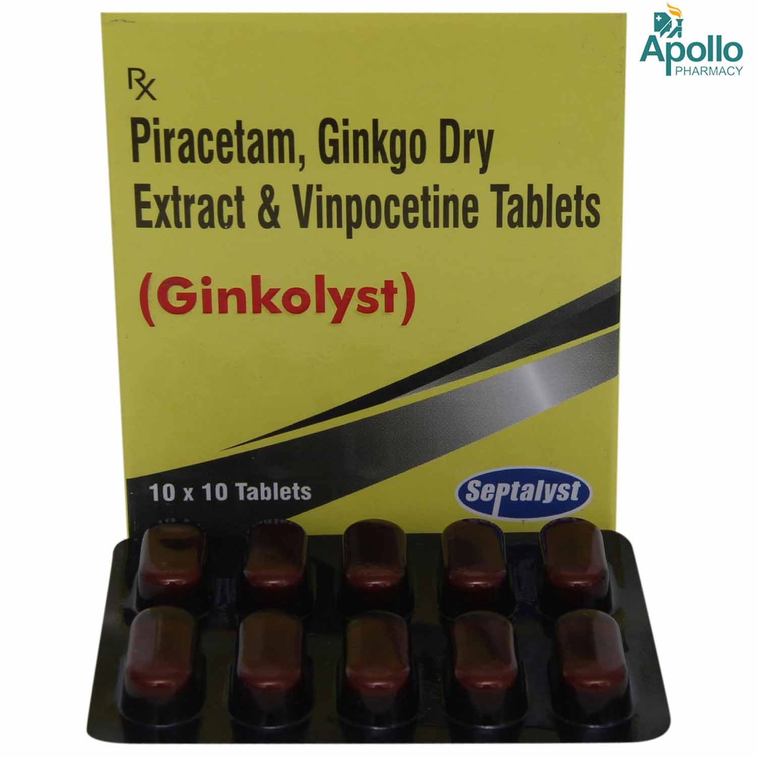 Ginkolyst Tablet 10's, Pack of 10 Ginkolyst Tablet 10's, Pack of 10