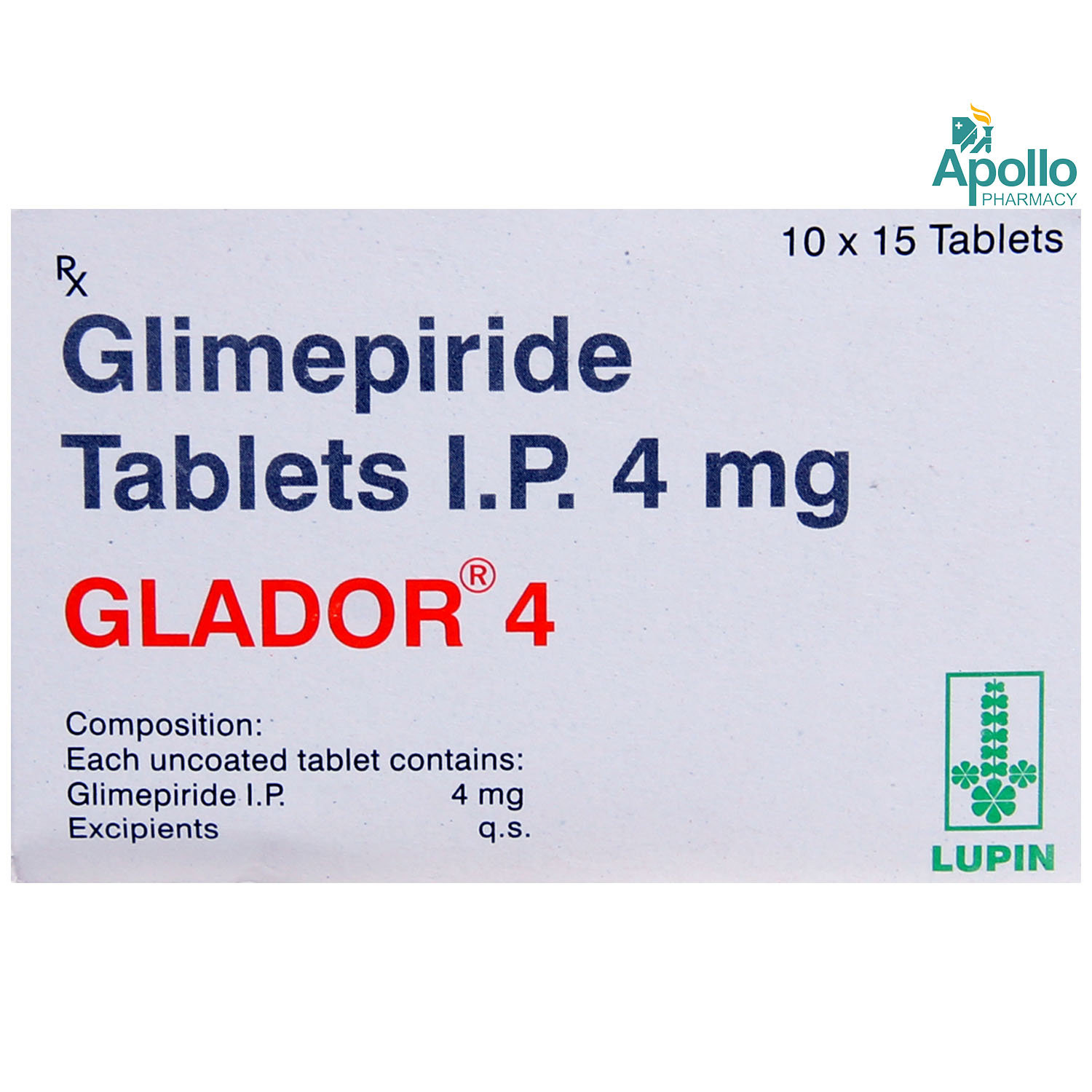 Glador 4 Tablet 15's, Pack of 15 TABLETS Glador 4 Tablet 15's, Pack of 15 TABLETS