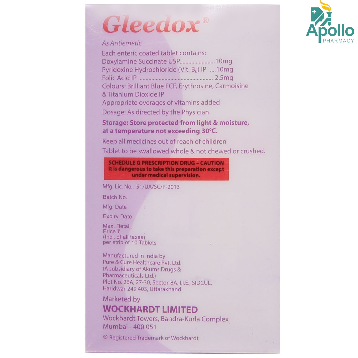 Gleedox Tablet 10's, Pack of 10 TABLETS Gleedox Tablet 10's, Pack of 10 TABLETS