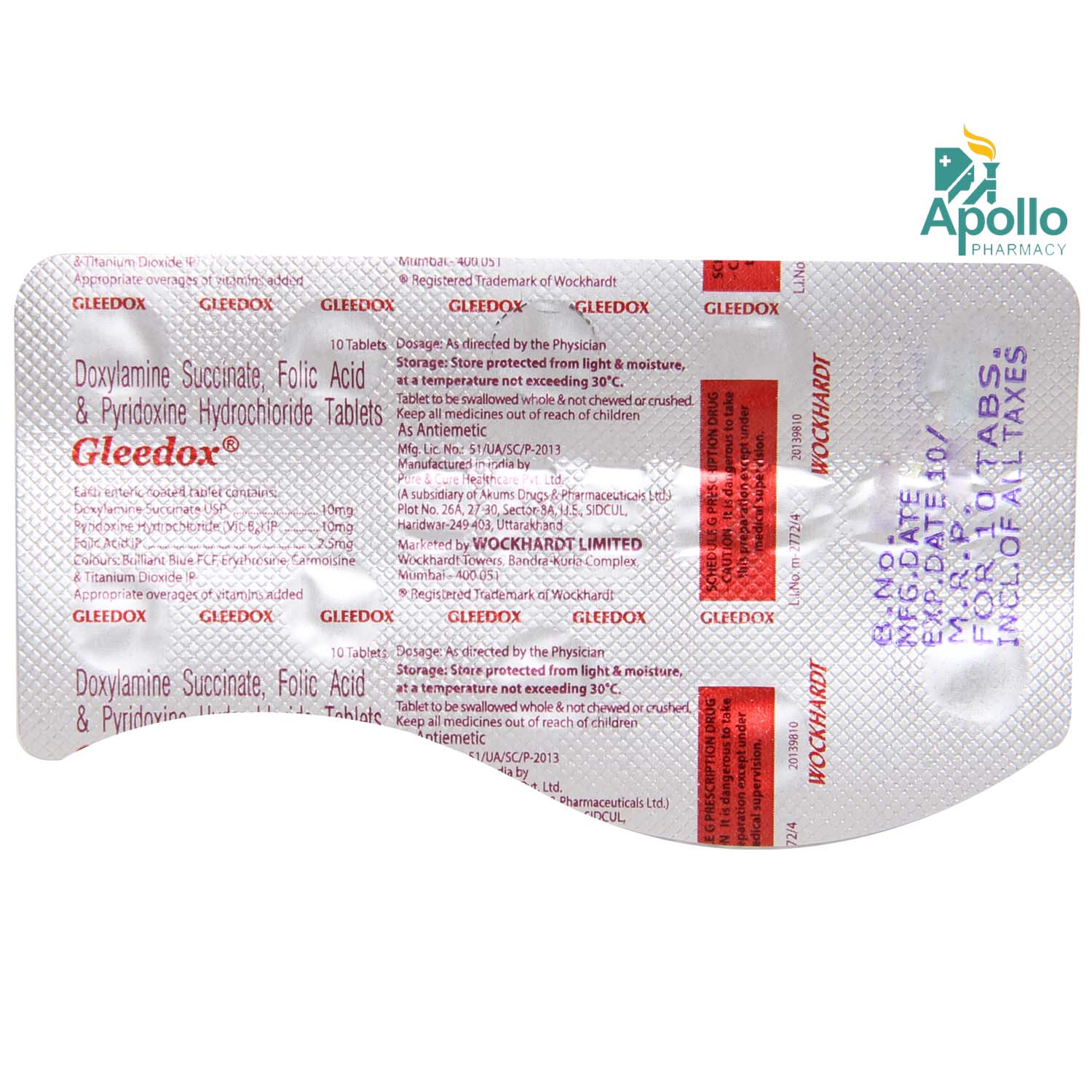 Gleedox Tablet 10's, Pack of 10 TABLETS Gleedox Tablet 10's, Pack of 10 TABLETS