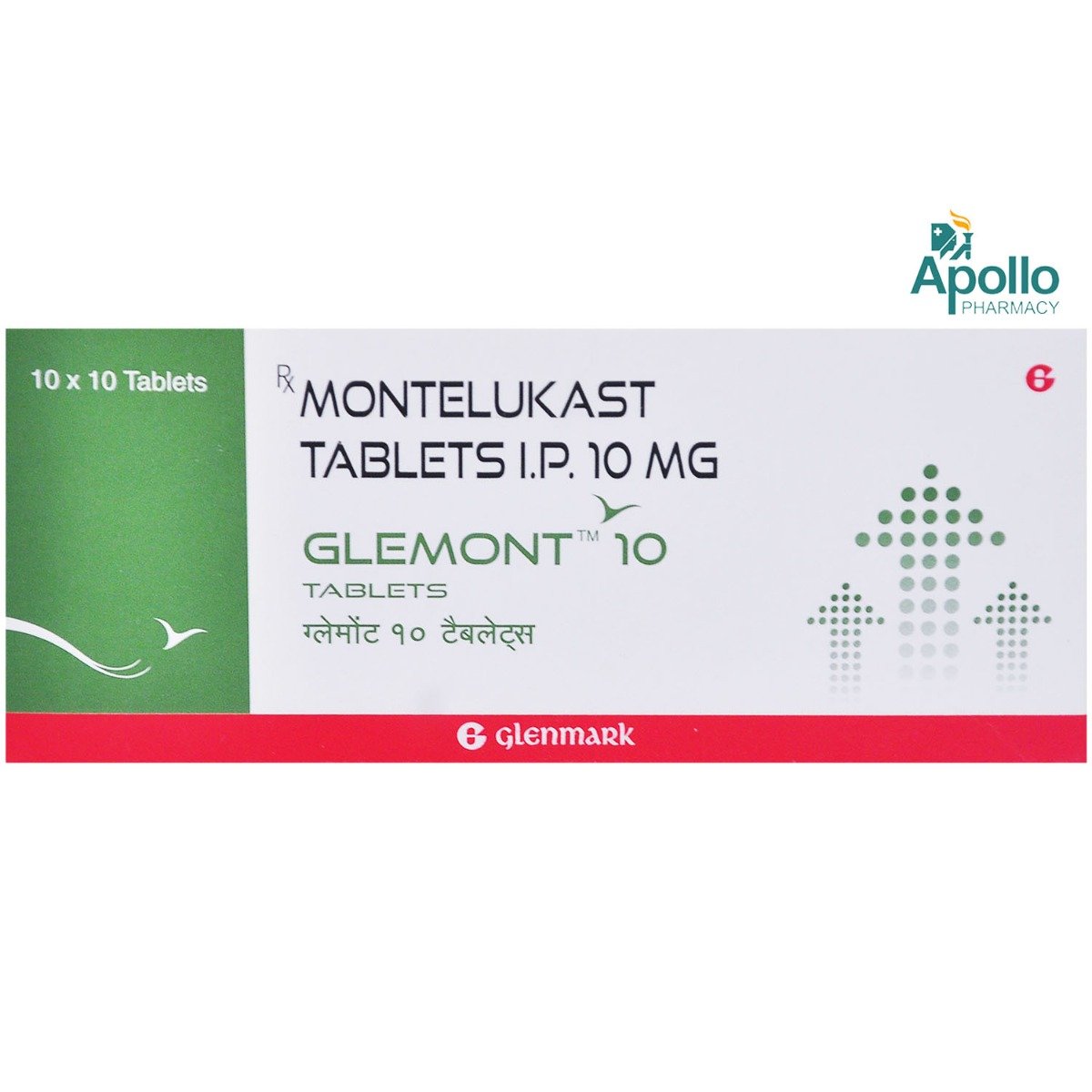 Glemont 10mg Tablet 10's, Pack of 10 TABLETS Glemont 10mg Tablet 10's, Pack of 10 TABLETS