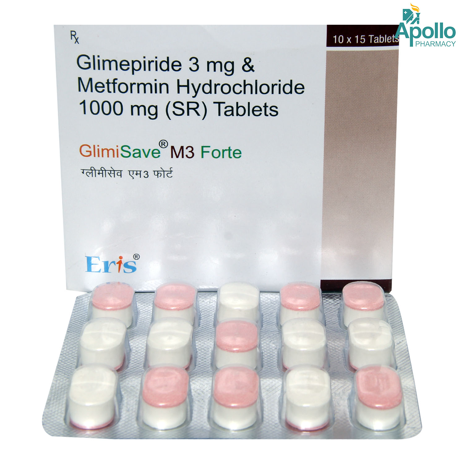Glimisave M 3 Forte Tablet 15's, Pack of 15 TABLETS Glimisave M 3 Forte Tablet 15's, Pack of 15 TABLETS