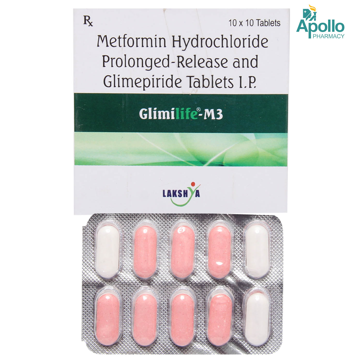 Glimilife-M3 Tablet 10's, Pack of 10 TABLETS Glimilife-M3 Tablet 10's, Pack of 10 TABLETS