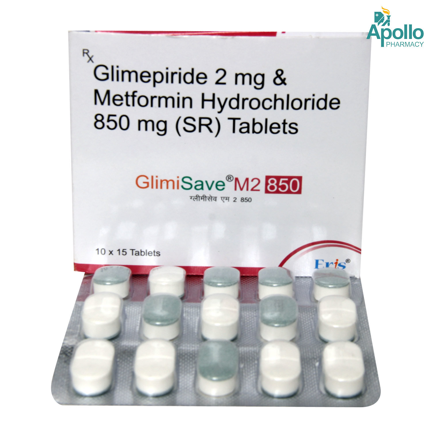 Glimisave M2 850 Tablet 15's, Pack of 15 TABLETS Glimisave M2 850 Tablet 15's, Pack of 15 TABLETS