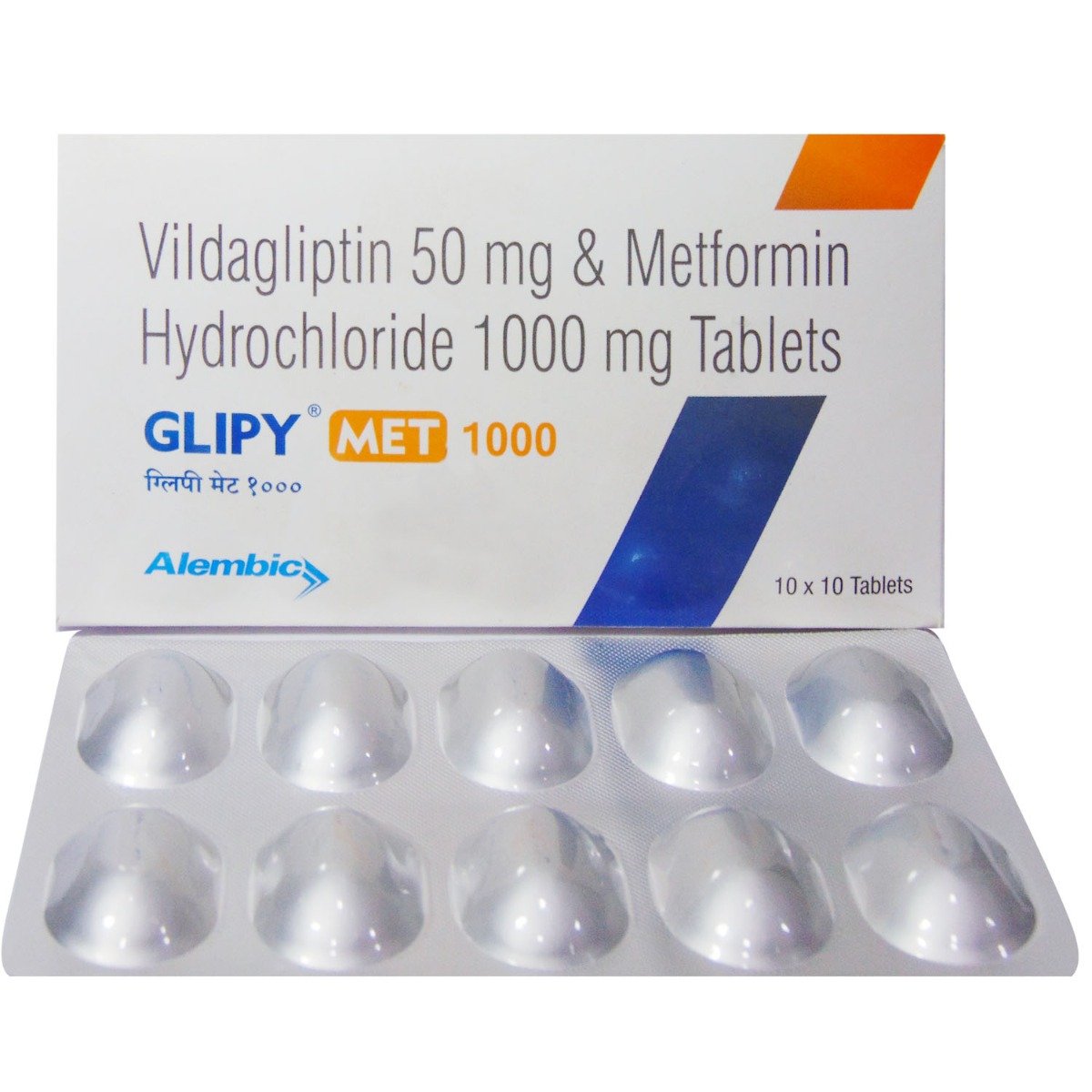 Glipy Met 1000 Tablet 10's, Pack of 10 TABLETS Glipy Met 1000 Tablet 10's, Pack of 10 TABLETS