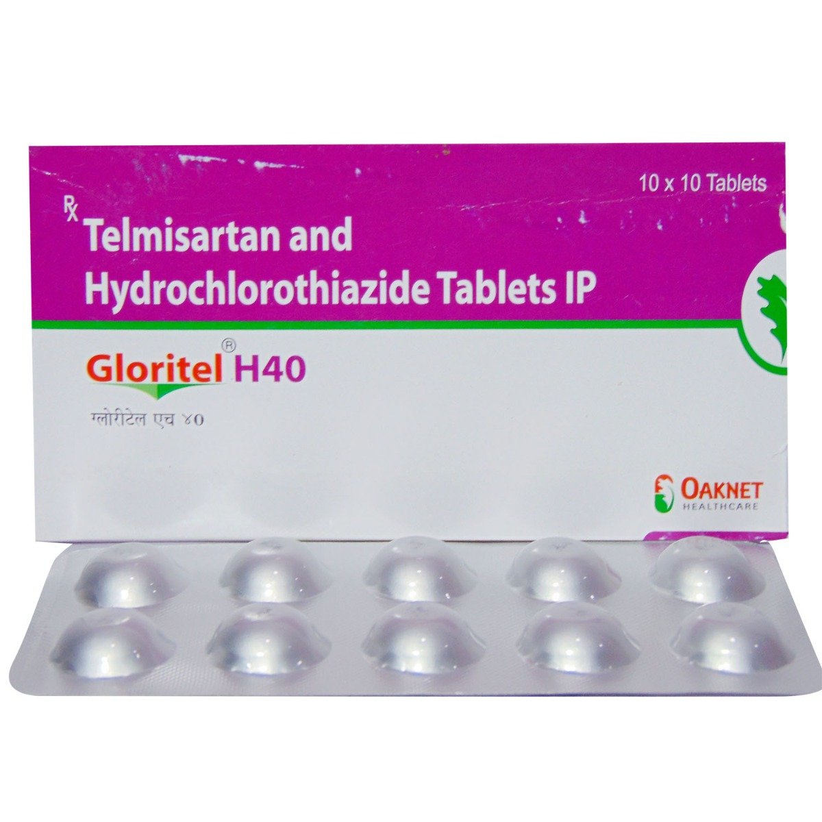 Gloritel H40 Tablet 10's, Pack of 10 Gloritel H40 Tablet 10's, Pack of 10