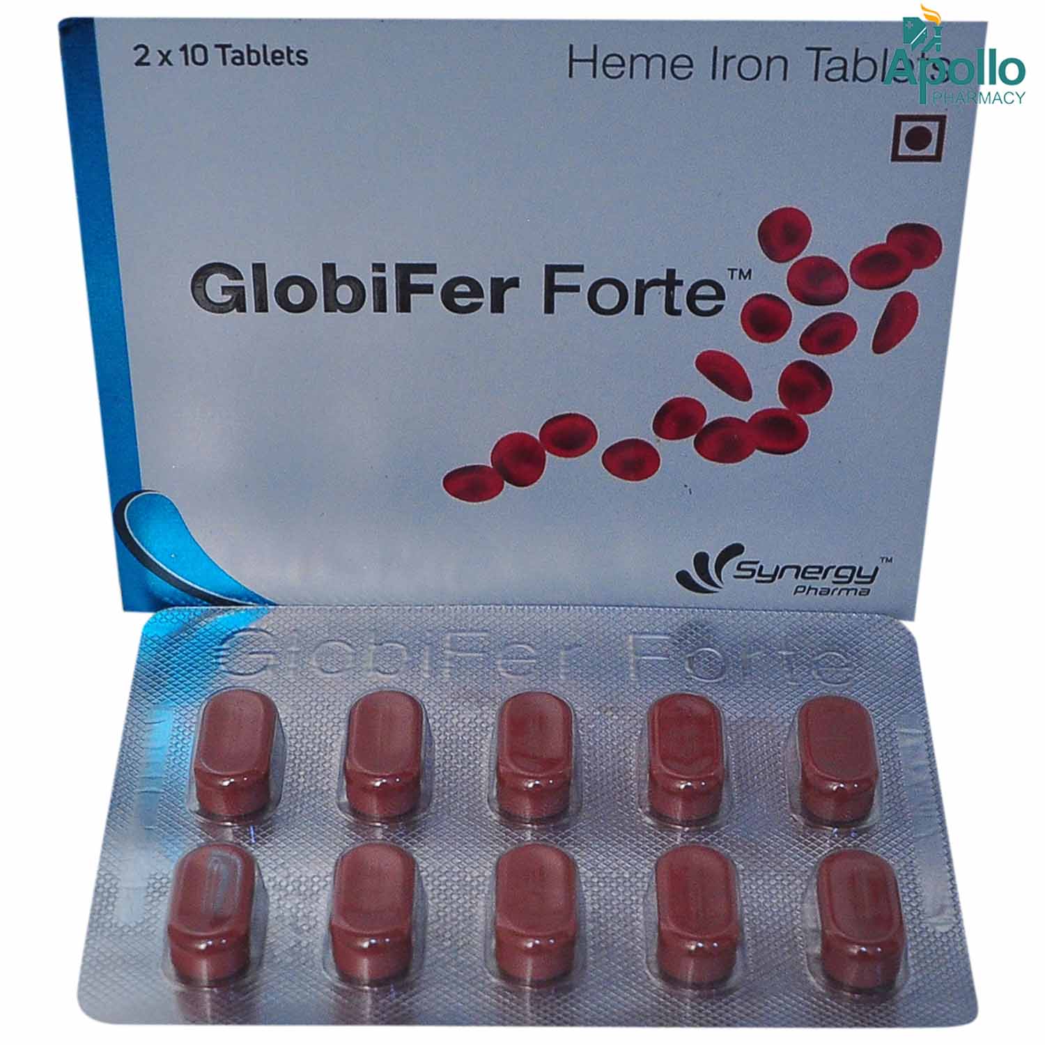 Globifer Forte Tablet 10's, Pack of 10 Globifer Forte Tablet 10's, Pack of 10