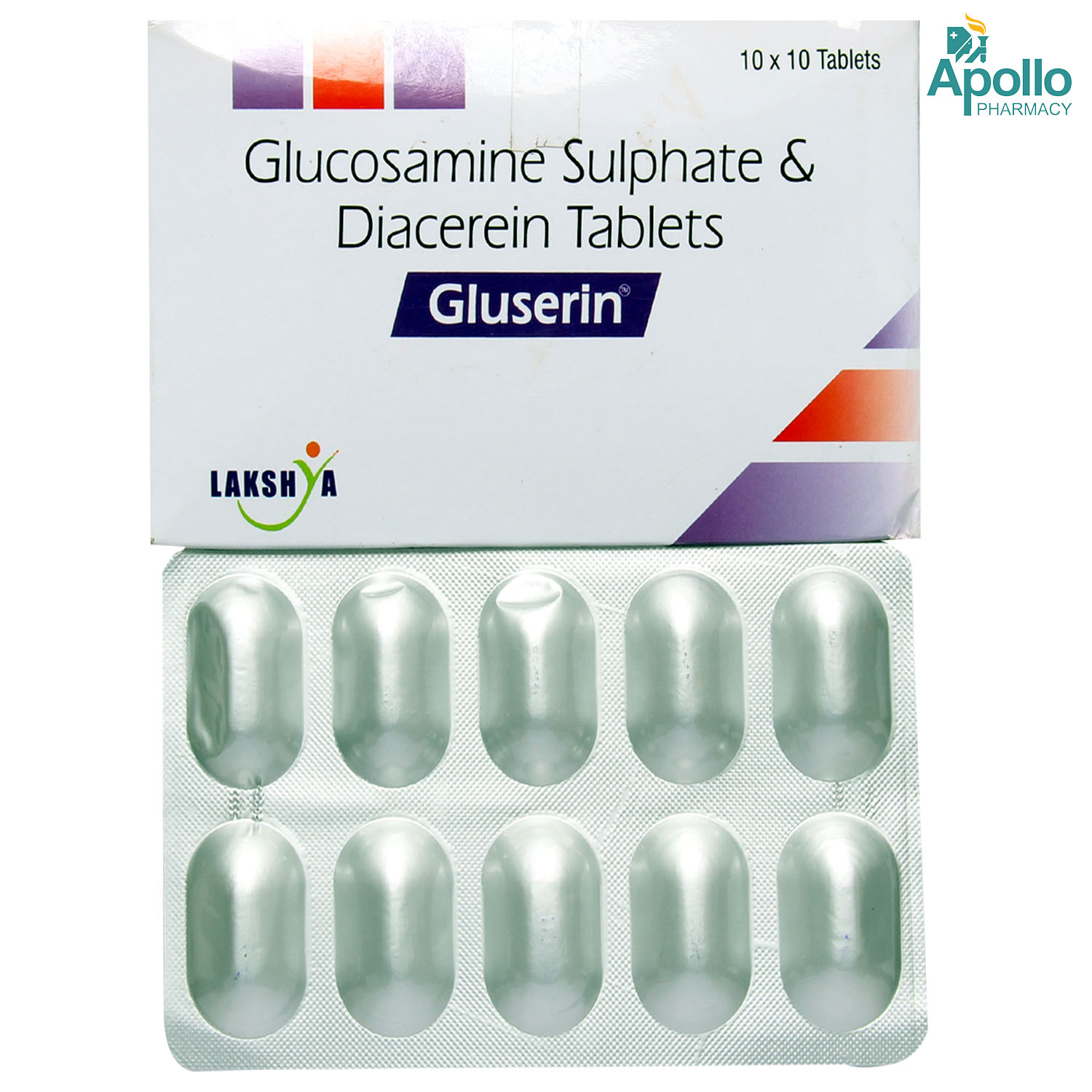 Gluserin Tablet 10's, Pack of 10 TabletS Gluserin Tablet 10's, Pack of 10 TabletS