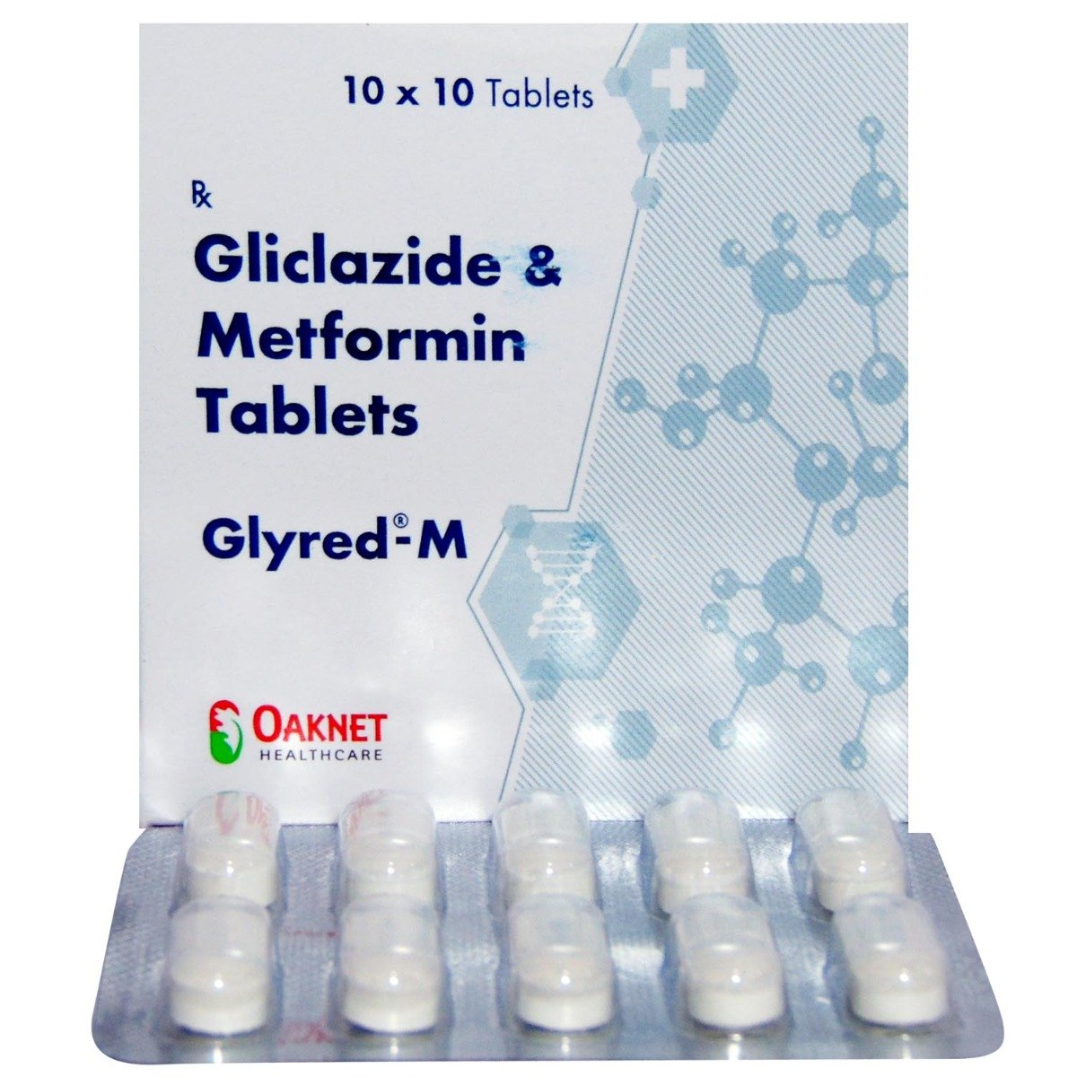 Glyred-M Tablet 10's, Pack of 10 TABLETS Glyred-M Tablet 10's, Pack of 10 TABLETS