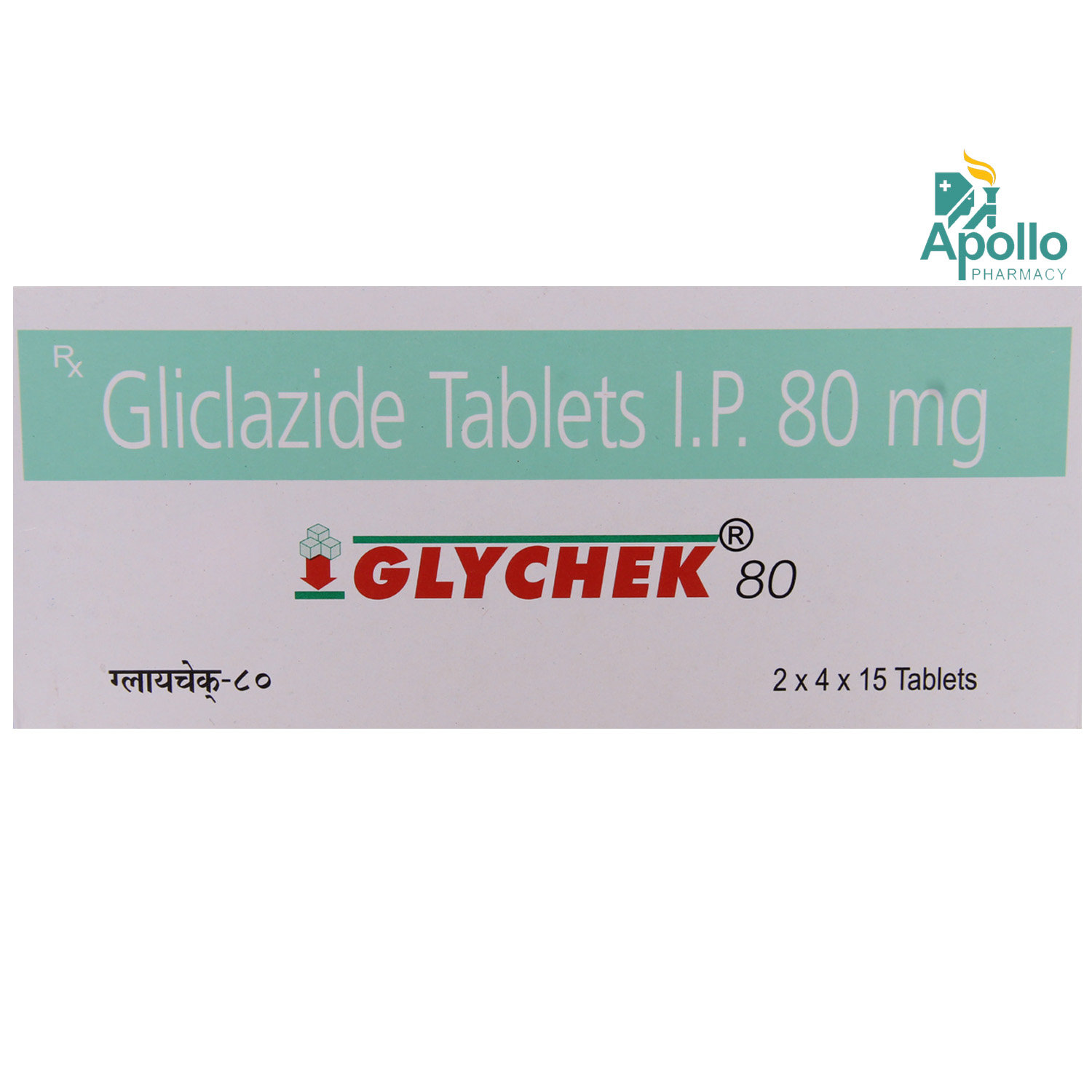 Glychek 80 Tablet 15's, Pack of 15 TABLETS Glychek 80 Tablet 15's, Pack of 15 TABLETS
