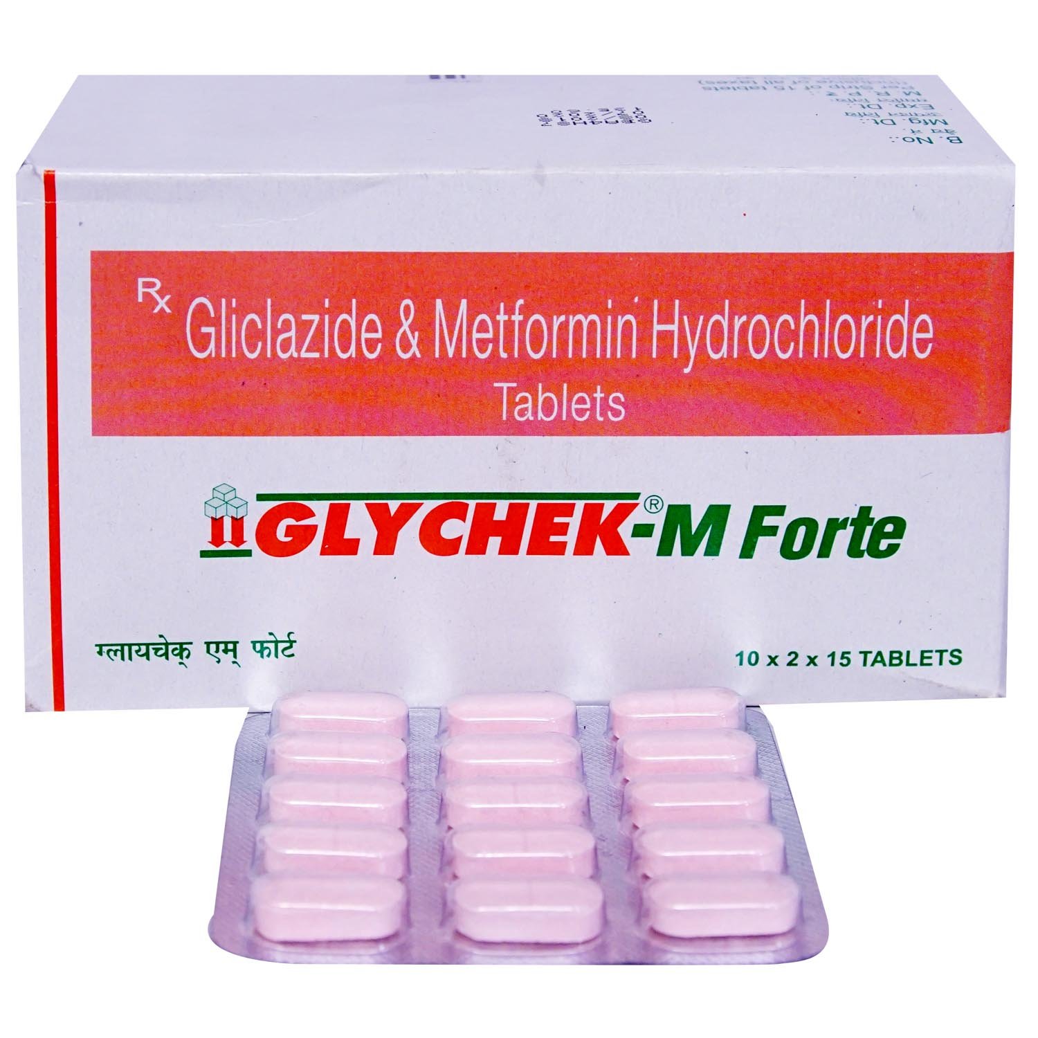 Glychek M Forte Tablet 15's, Pack of 15 TABLETS Glychek M Forte Tablet 15's, Pack of 15 TABLETS