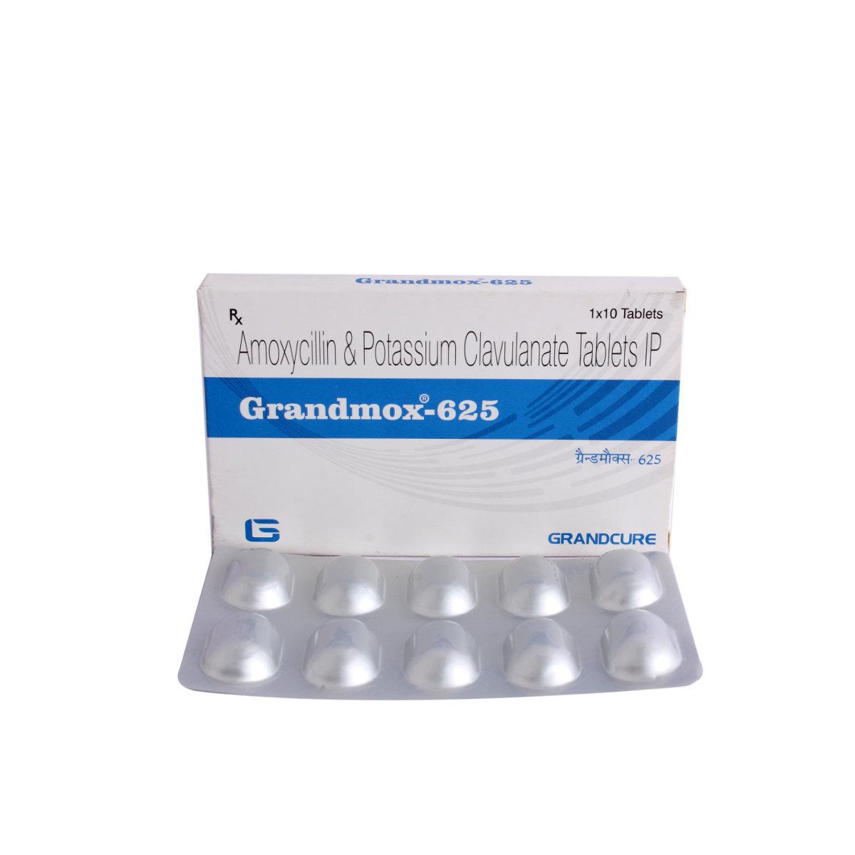 Grandmox 625 mg Tablet 10's, Pack of 10 TABLETS Grandmox 625 mg Tablet 10's, Pack of 10 TABLETS