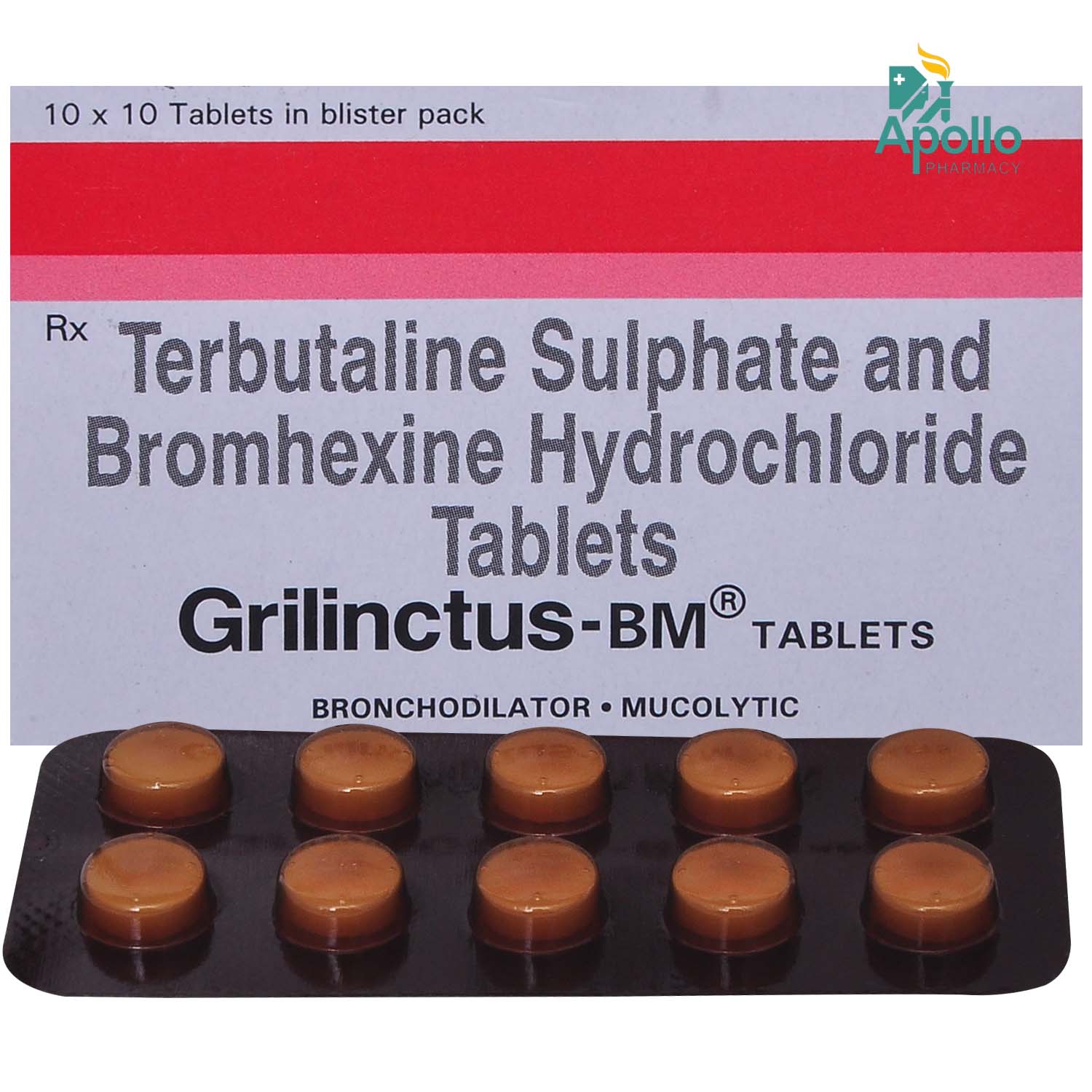 Grilinctus-BM Tablet 10's, Pack of 10 TABLETS Grilinctus-BM Tablet 10's, Pack of 10 TABLETS
