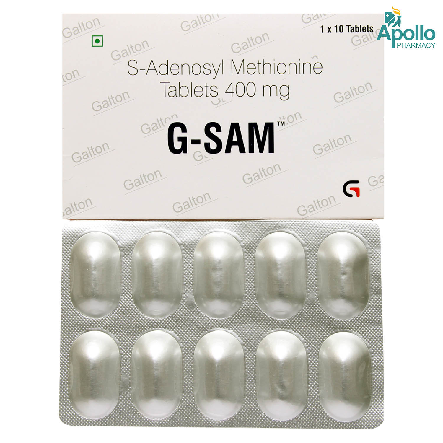 G Sam 400mg Tablet 10's, Pack of 10 TABLETS G Sam 400mg Tablet 10's, Pack of 10 TABLETS