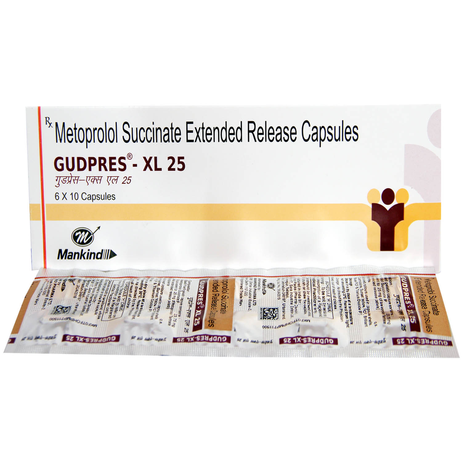 Gudpres-XL 25 Capsule 10's, Pack of 10 CAPSULES Gudpres-XL 25 Capsule 10's, Pack of 10 CAPSULES