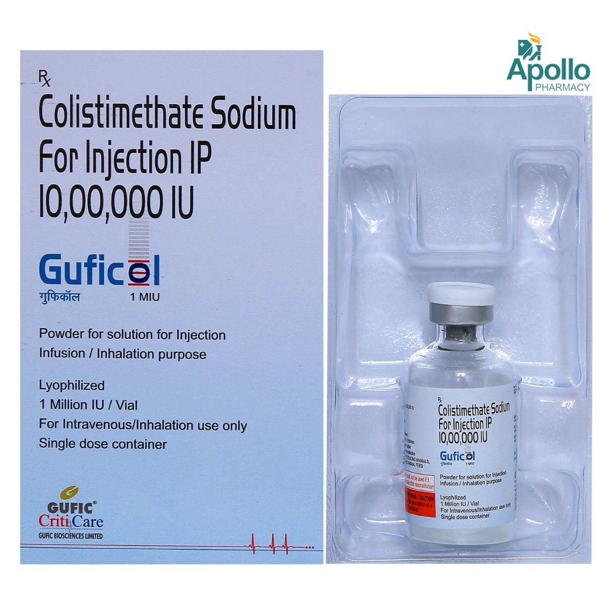 Guficol 1miu Injection, Pack of 1 INJECTION Guficol 1miu Injection, Pack of 1 INJECTION