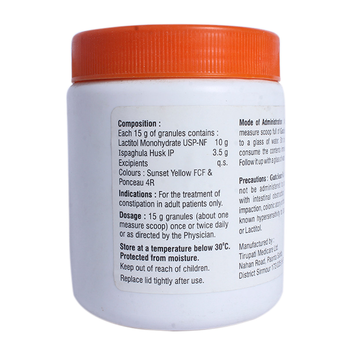 Gutclear LG Granules 180 gm, Pack of 1 POWDER Gutclear LG Granules 180 gm, Pack of 1 POWDER