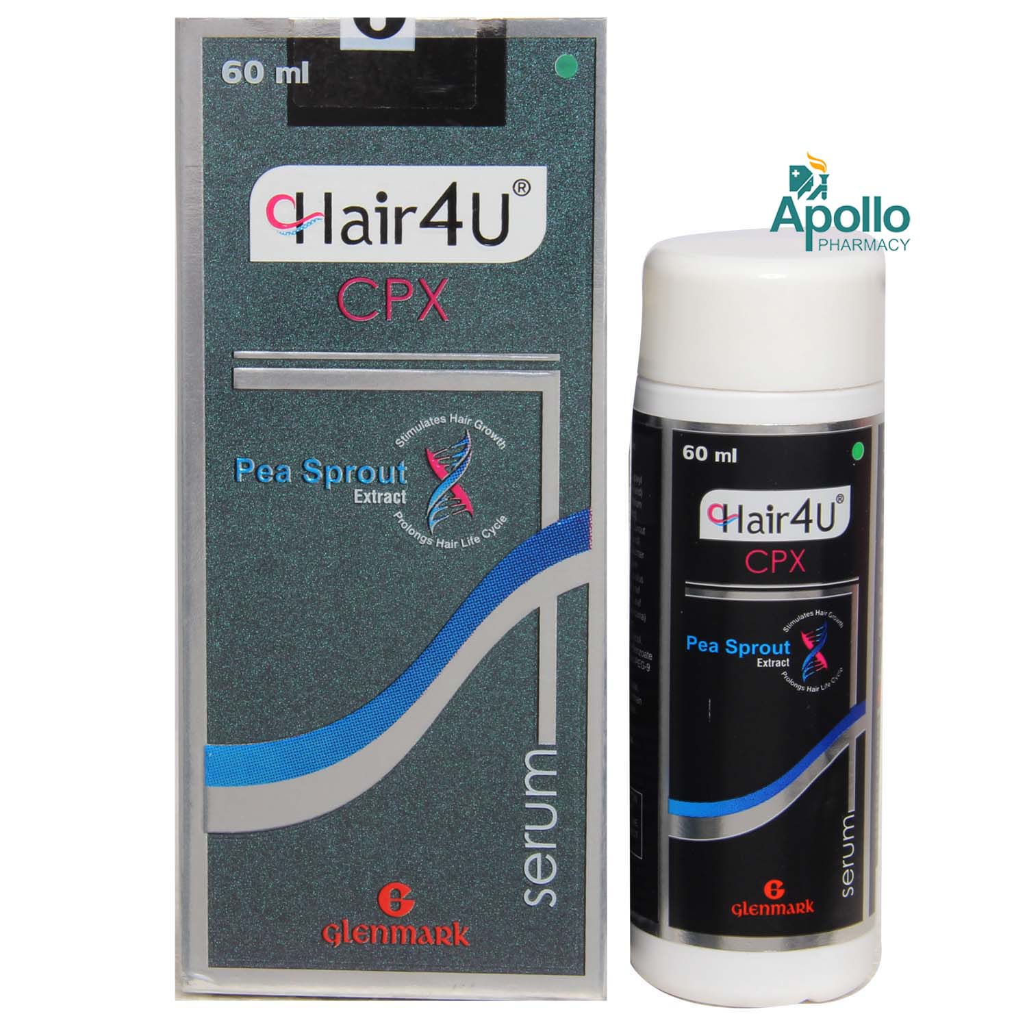 Hair 4U Cpx Serum 60 ml, Pack of 1 Hair 4U Cpx Serum 60 ml, Pack of 1