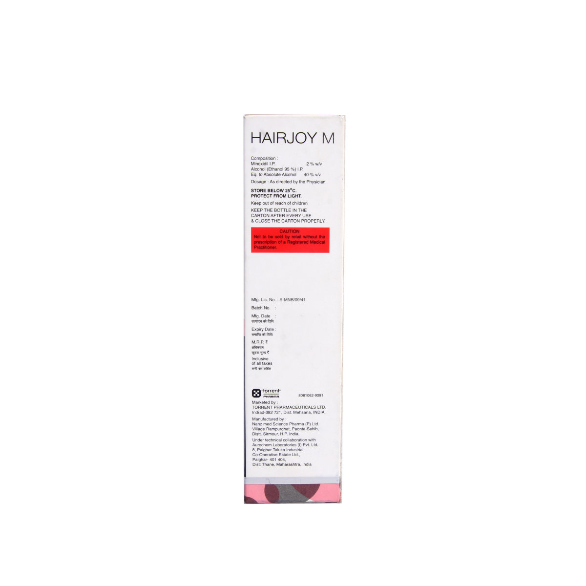 Hairjoy M 2% Topical Solution 60 ml, Pack of 1 SOLUTION Hairjoy M 2% Topical Solution 60 ml, Pack of 1 SOLUTION