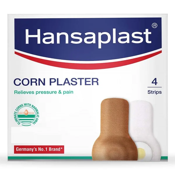 Hansaplast Corn Plaster Strips, 4 Count, Pack of 1