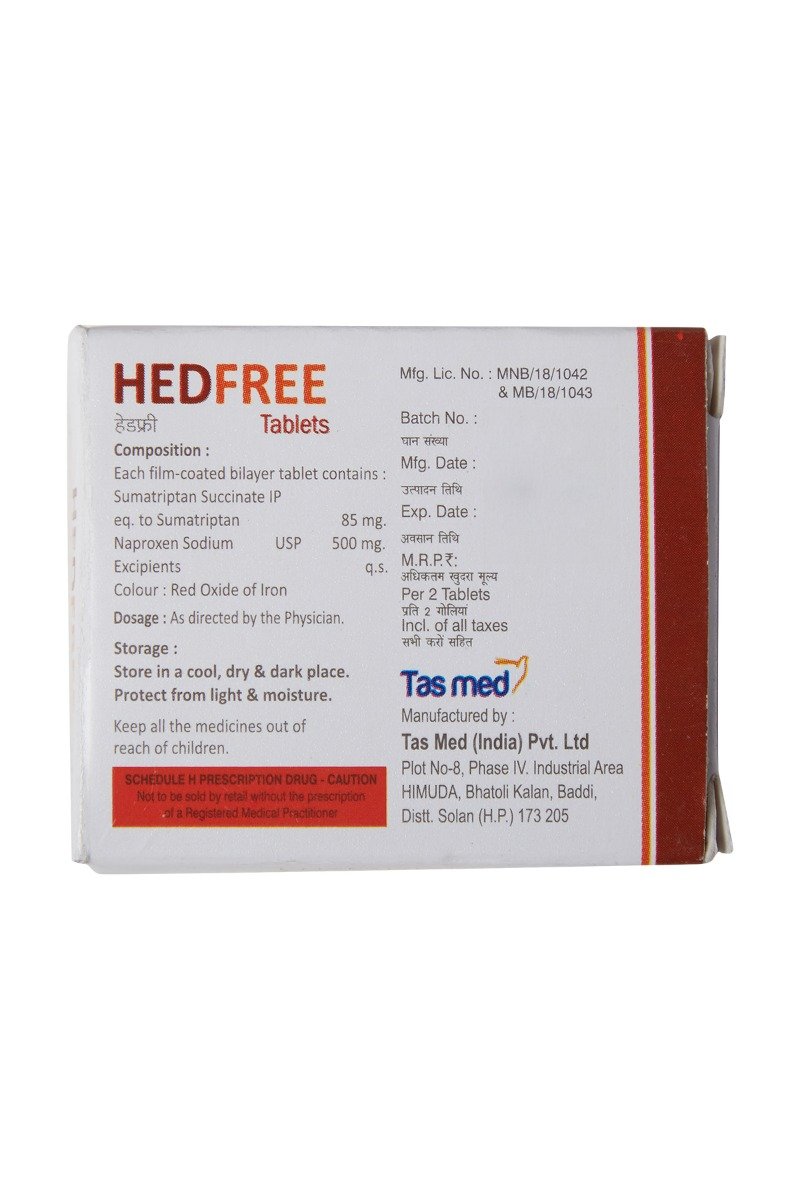 Hedfree Tablet 2's, Pack of 2 Hedfree Tablet 2's, Pack of 2