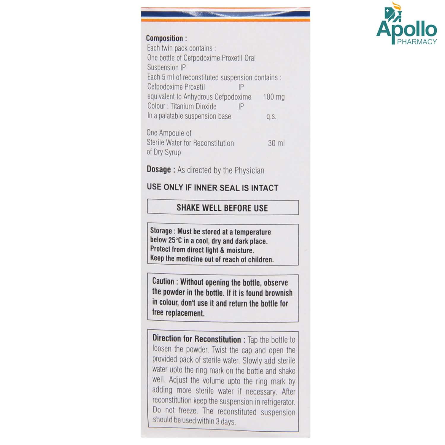 Hhcepo 100 mg Suspension 30 ml, Pack of 1 LIQUID Hhcepo 100 mg Suspension 30 ml, Pack of 1 LIQUID