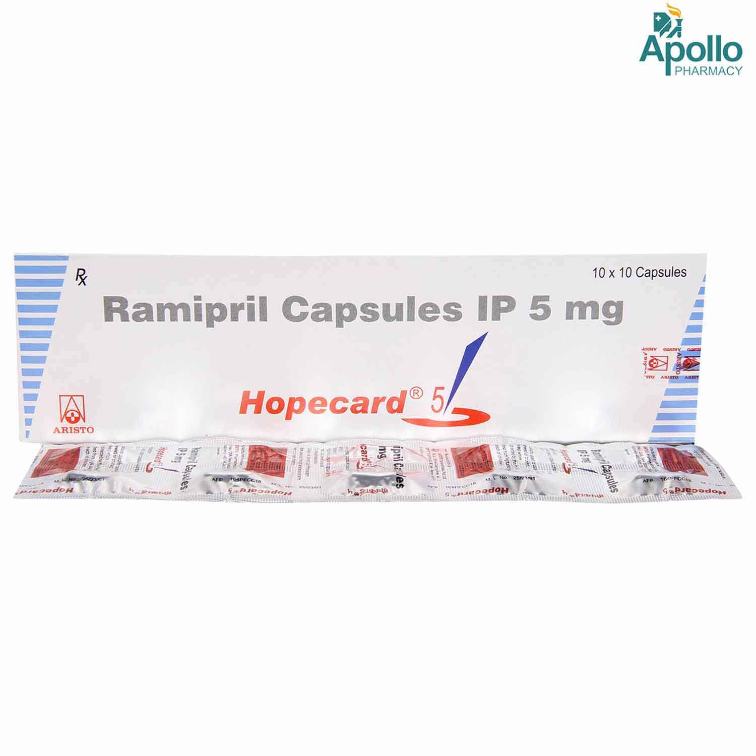 Hopecard 5 mg Capsule 10's, Pack of 10 TabletS Hopecard 5 mg Capsule 10's, Pack of 10 TabletS