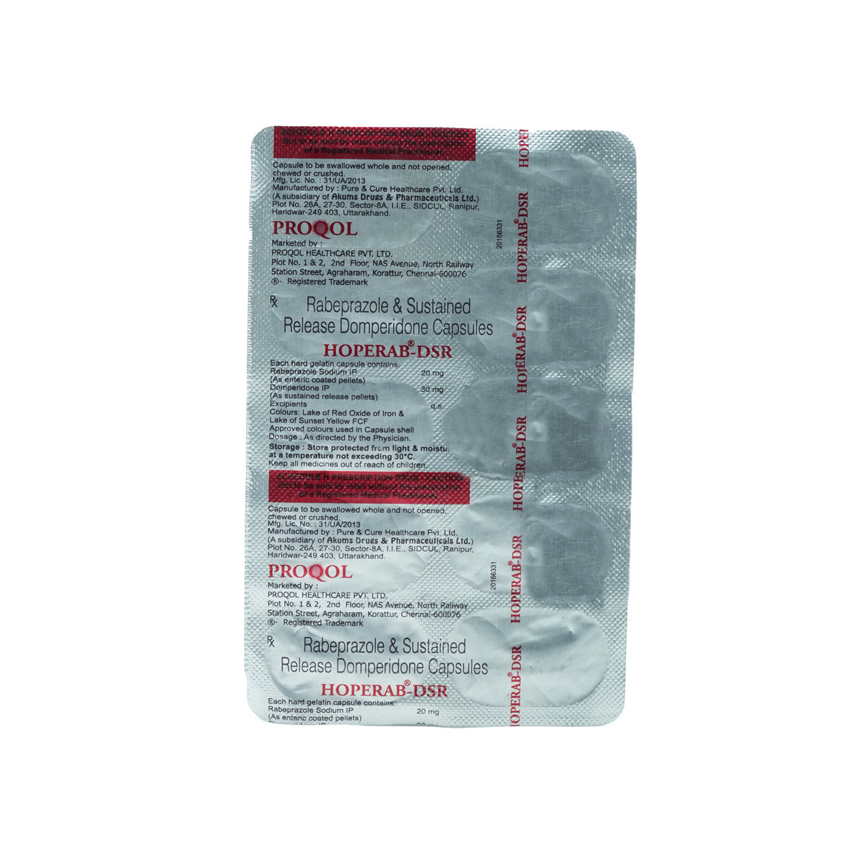 Hoperab DSR Tablet 10's, Pack of 10 TABLETS Hoperab DSR Tablet 10's, Pack of 10 TABLETS