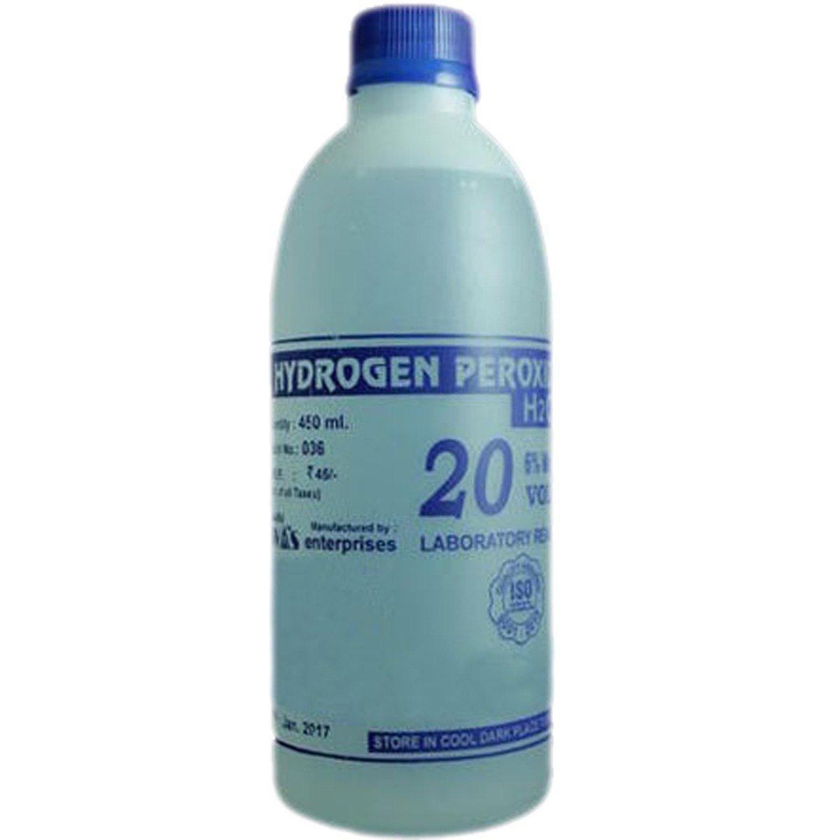 Hydrogen Peroxide Solution 450 ml, Pack of 1 LIQUID Hydrogen Peroxide Solution 450 ml, Pack of 1 LIQUID