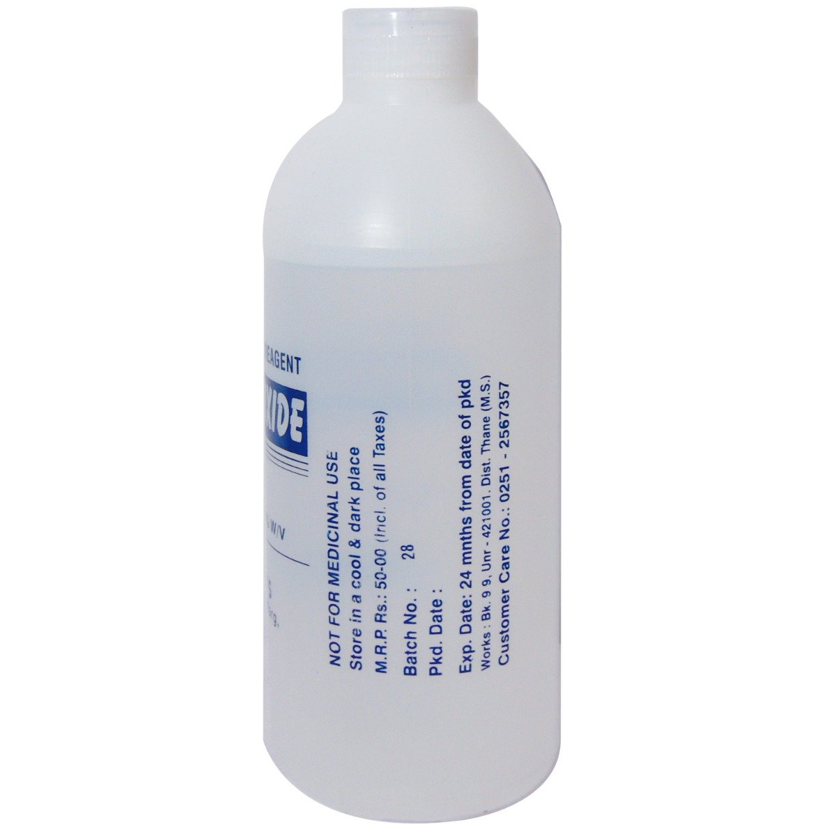 Hydrogen Paroxide Solution, 450 ml, Pack of 1 SOLUTION Hydrogen Paroxide Solution, 450 ml, Pack of 1 SOLUTION