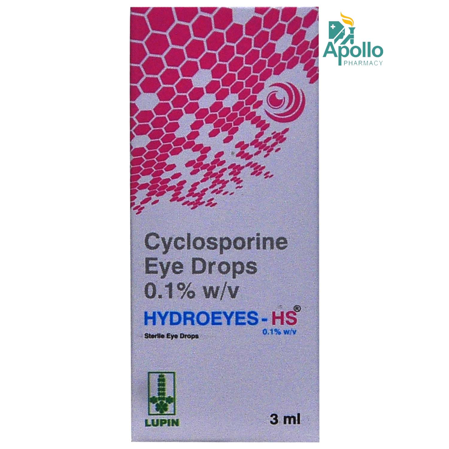 Hydroeyes-HS Eye Drops 3 ml, Pack of 1 EYE DROPS Hydroeyes-HS Eye Drops 3 ml, Pack of 1 EYE DROPS