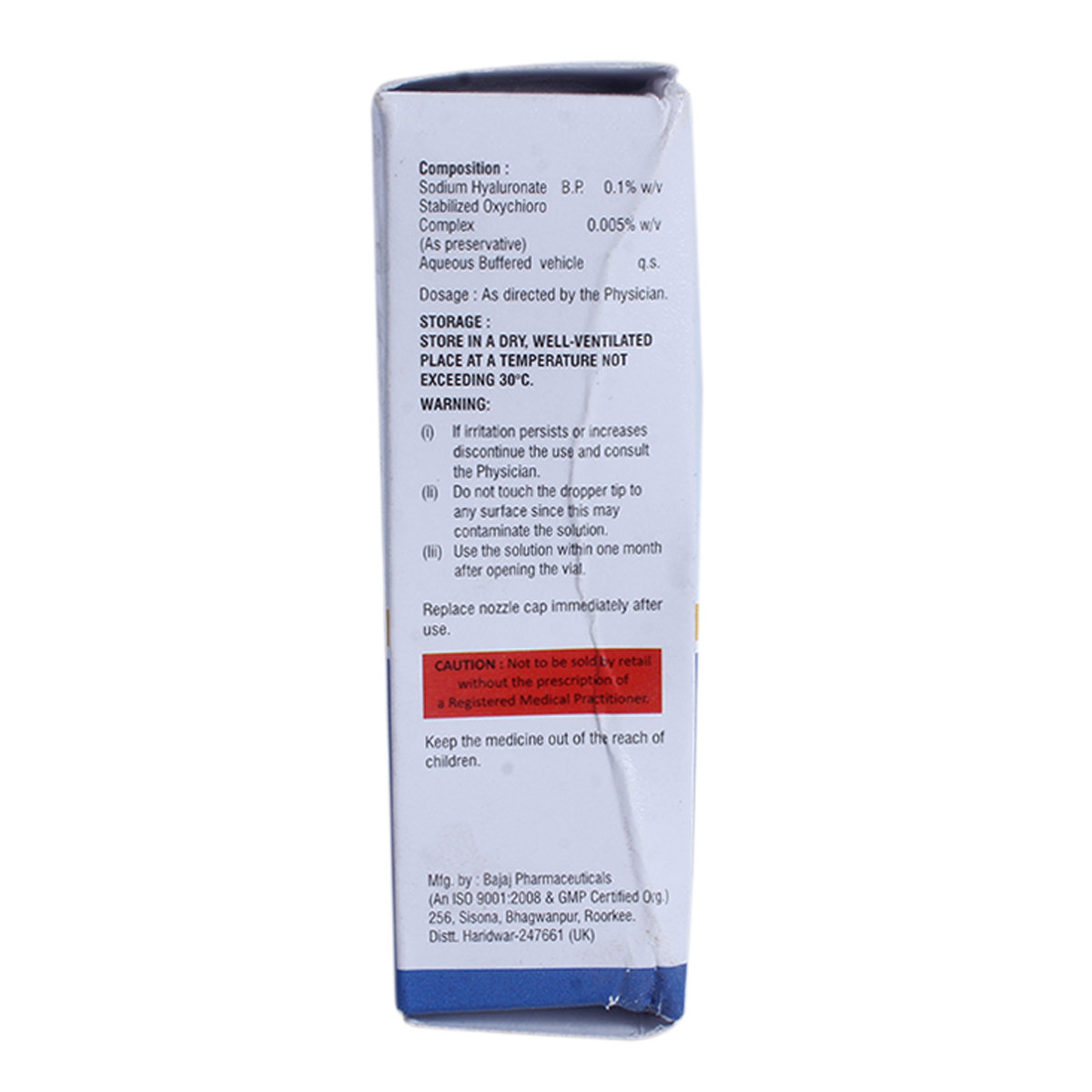 Hylowell 0.1%W/V Eye Drops 10ml, Pack of 1 EYE DROPS Hylowell 0.1%W/V Eye Drops 10ml, Pack of 1 EYE DROPS