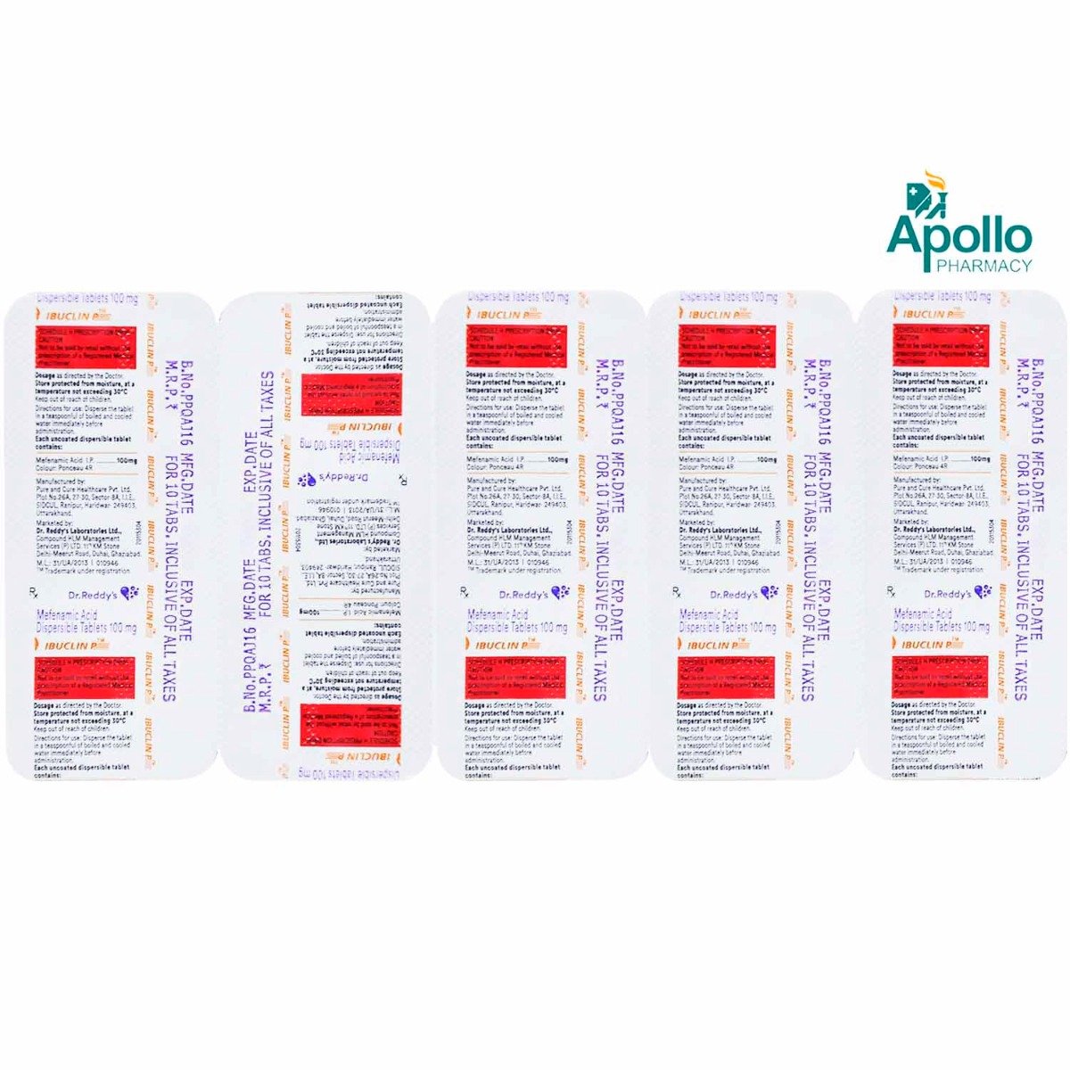 Ibuclin P Tablet 10's, Pack of 10 TabletS Ibuclin P Tablet 10's, Pack of 10 TabletS