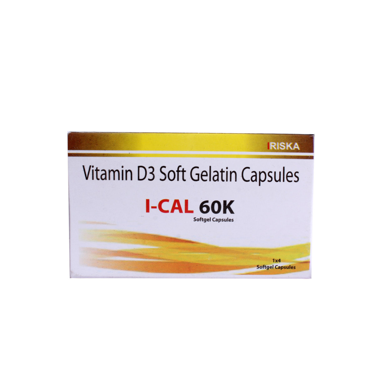 Ical 60K Softgel Capsule 4's, Pack of 4 Ical 60K Softgel Capsule 4's, Pack of 4