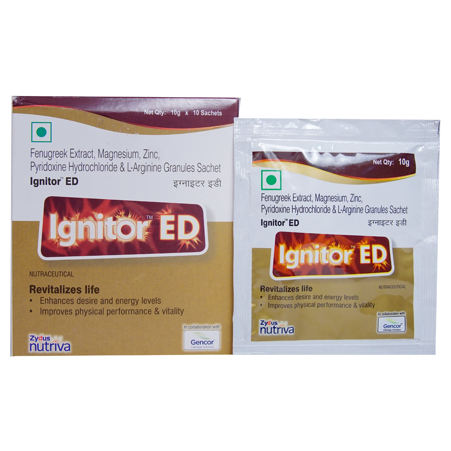 Ignitor ED Granules 10 gm, Pack of 1 POWDER Ignitor ED Granules 10 gm, Pack of 1 POWDER