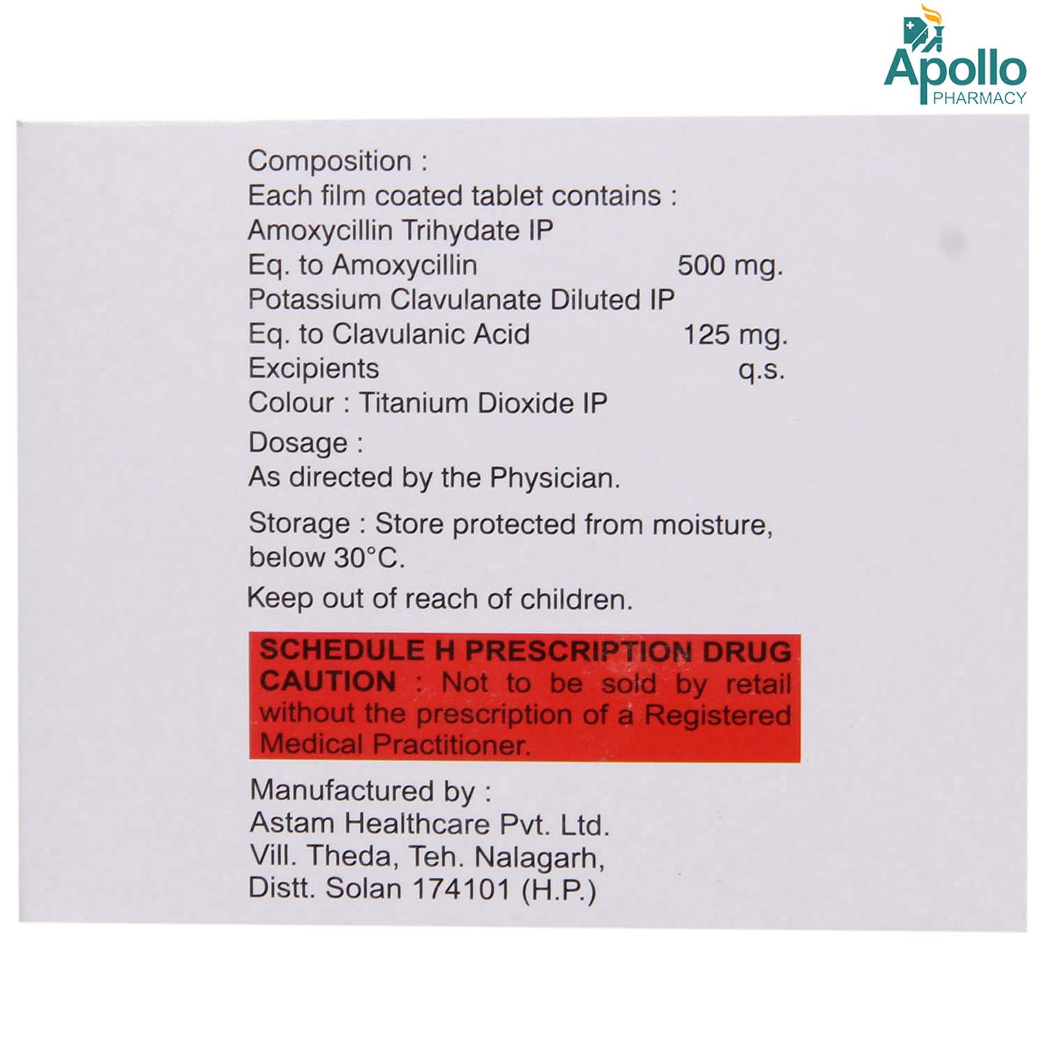 Iifamox-Cl 625mg Tablet 10's, Pack of 10 TabletS Iifamox-Cl 625mg Tablet 10's, Pack of 10 TabletS