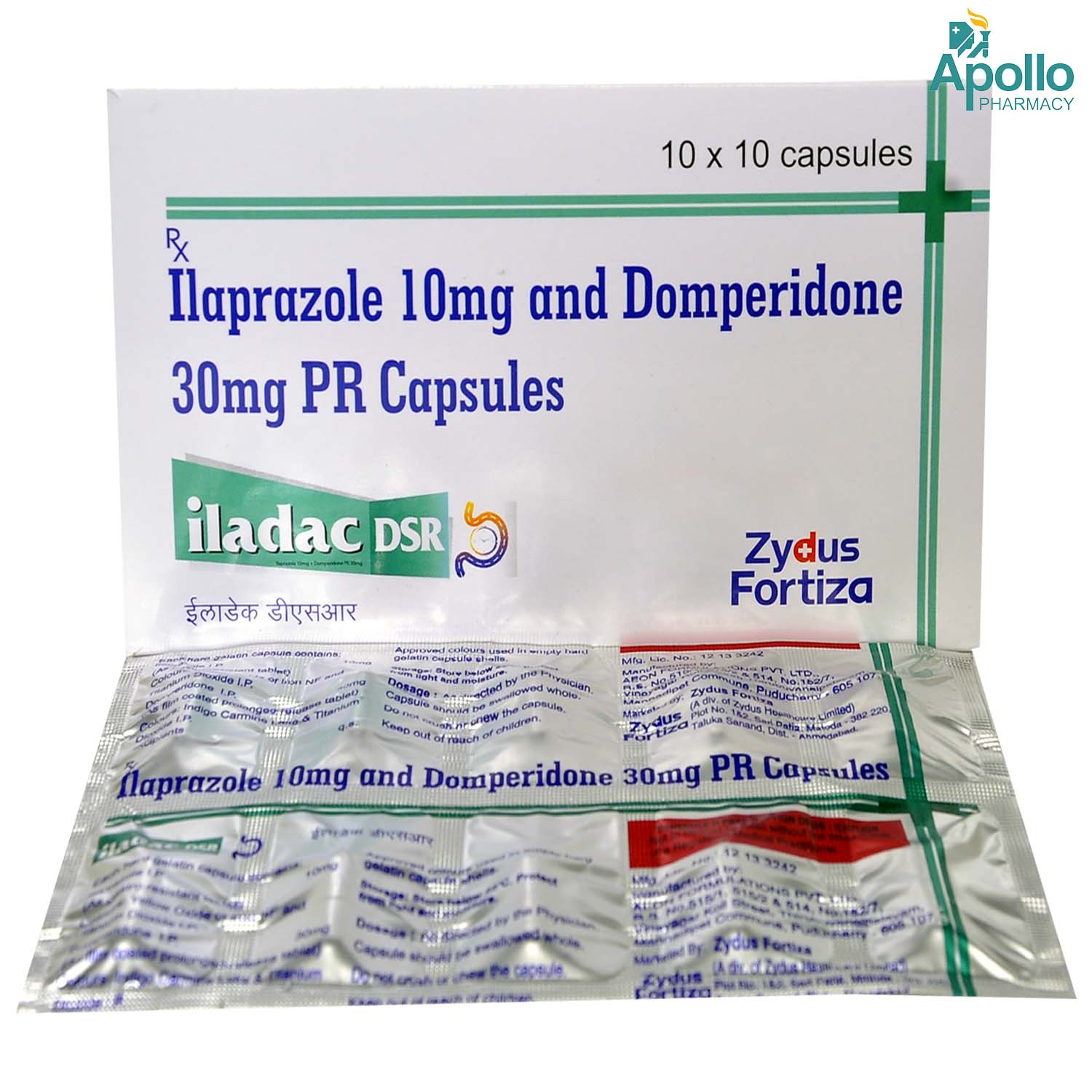 Iladac DSR Capsule 10's, Pack of 10 CAPSULES Iladac DSR Capsule 10's, Pack of 10 CAPSULES