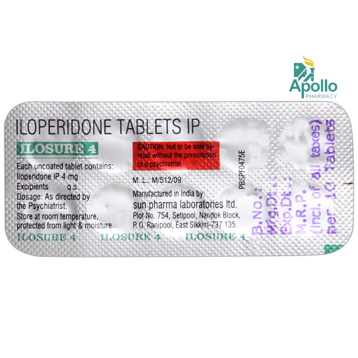 Ilosure 4 Tablet 10's, Pack of 10 TabletS Ilosure 4 Tablet 10's, Pack of 10 TabletS