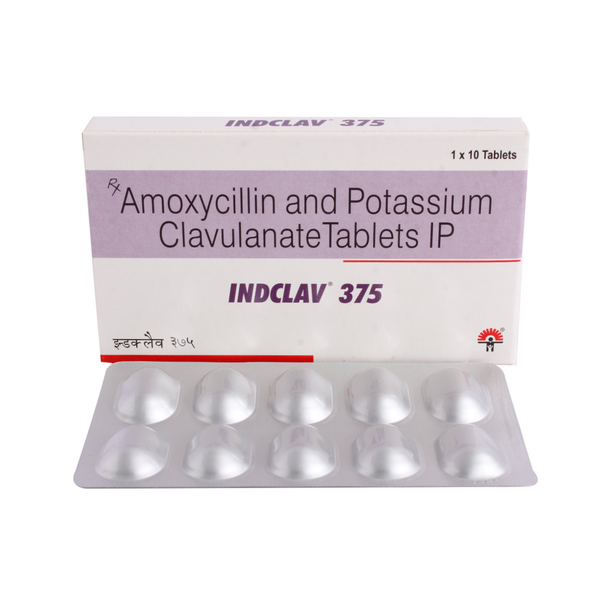 Indclav 375 Tablet 10's, Pack of 10 TabletS Indclav 375 Tablet 10's, Pack of 10 TabletS