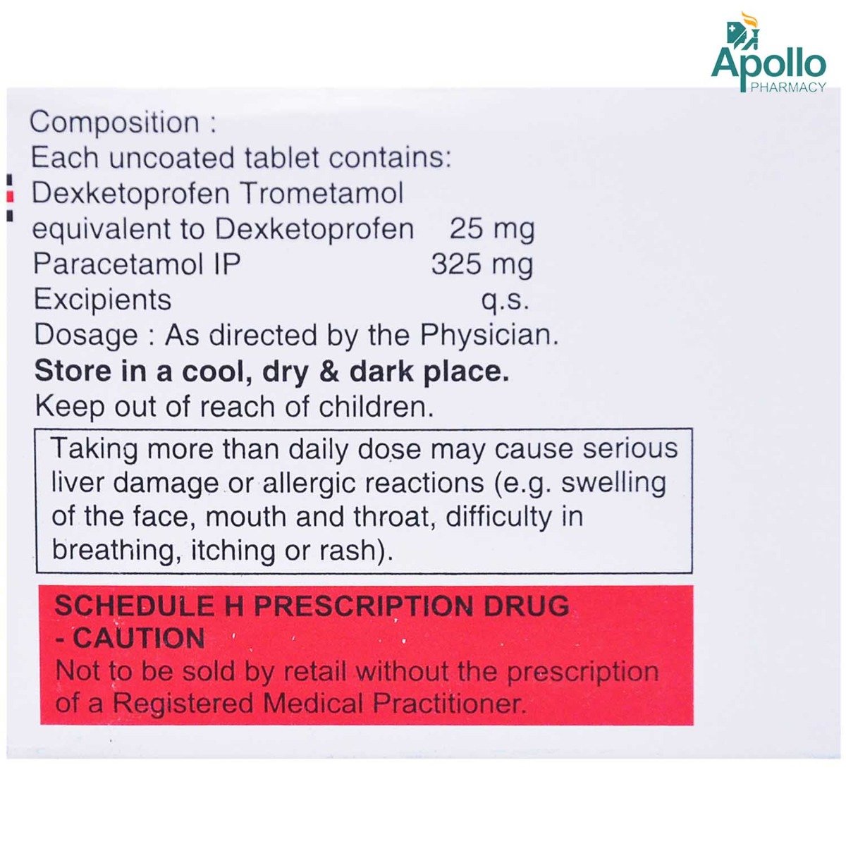 Infen P Tablet 10's, Pack of 10 TABLETS Infen P Tablet 10's, Pack of 10 TABLETS