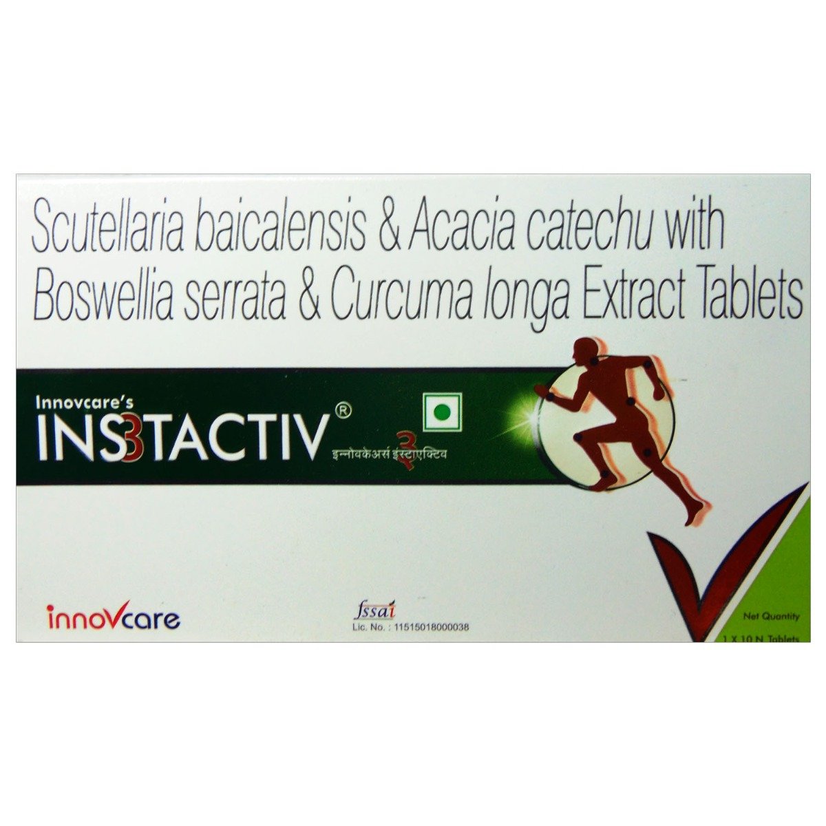 INS3Tactiv Tablet 10's, Pack of 10 INS3Tactiv Tablet 10's, Pack of 10